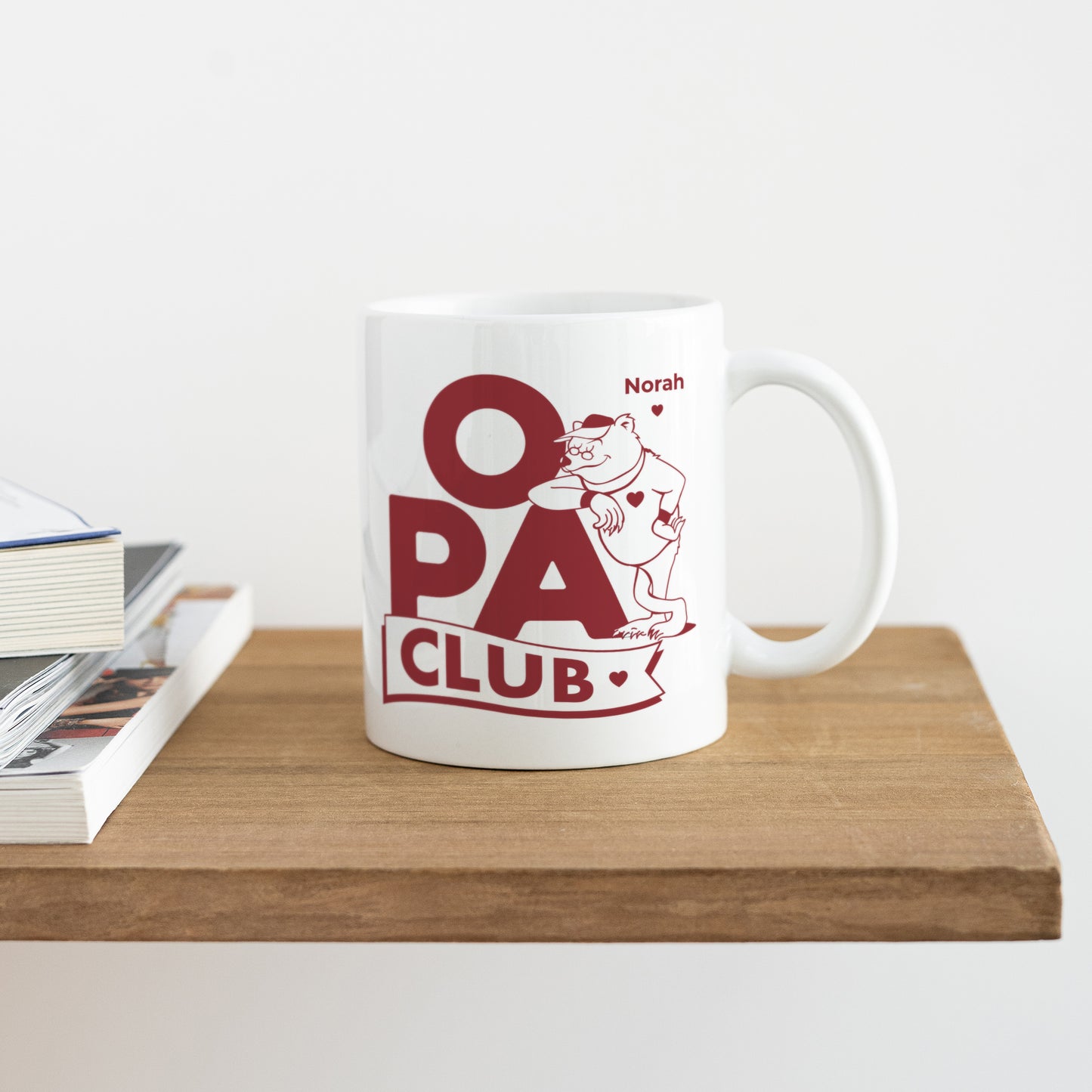 Tasse Objekte Weiß Opa Bär Club foto N° 4