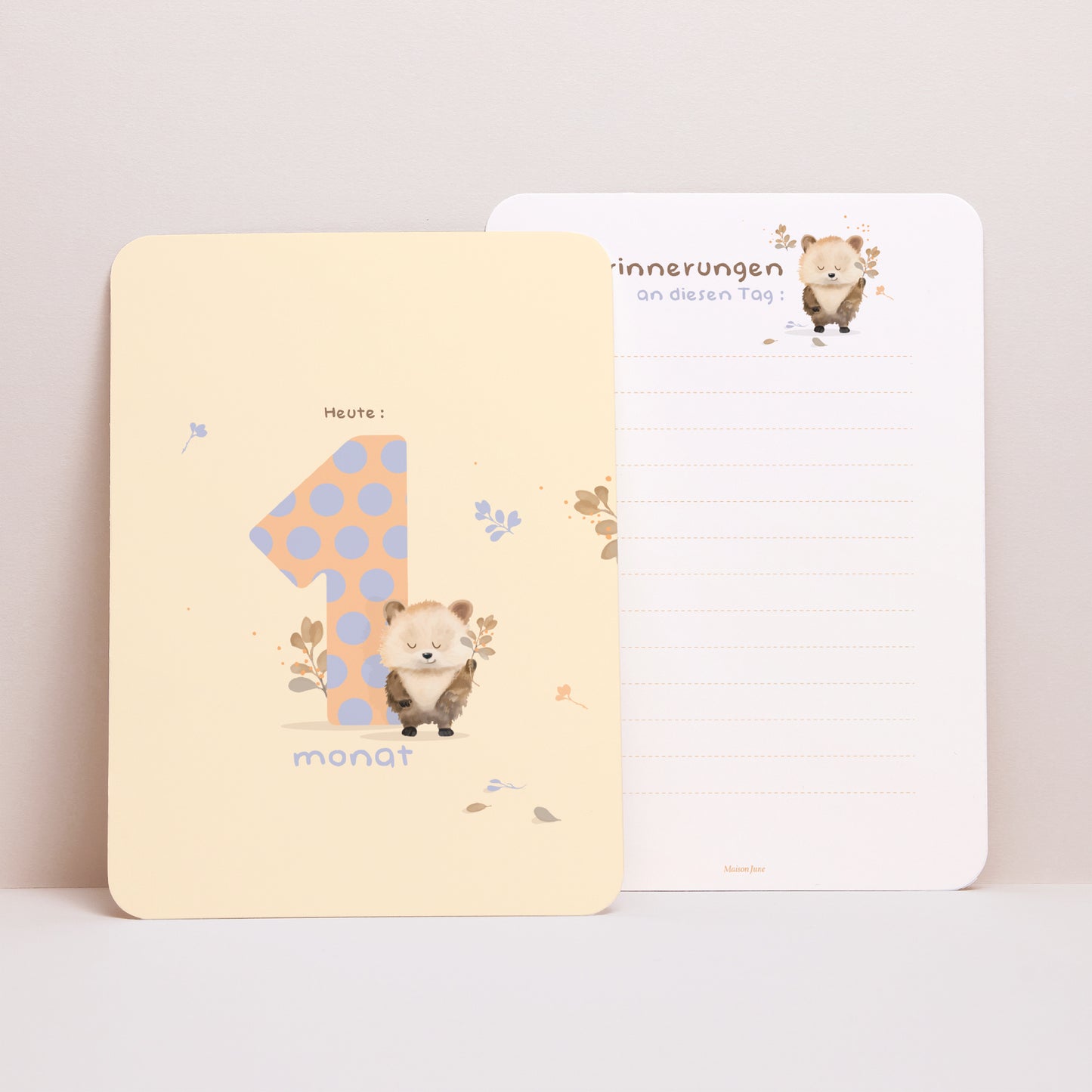 Meilenstein Karten Geburt 12er-Pack Die Animinis foto N° 4