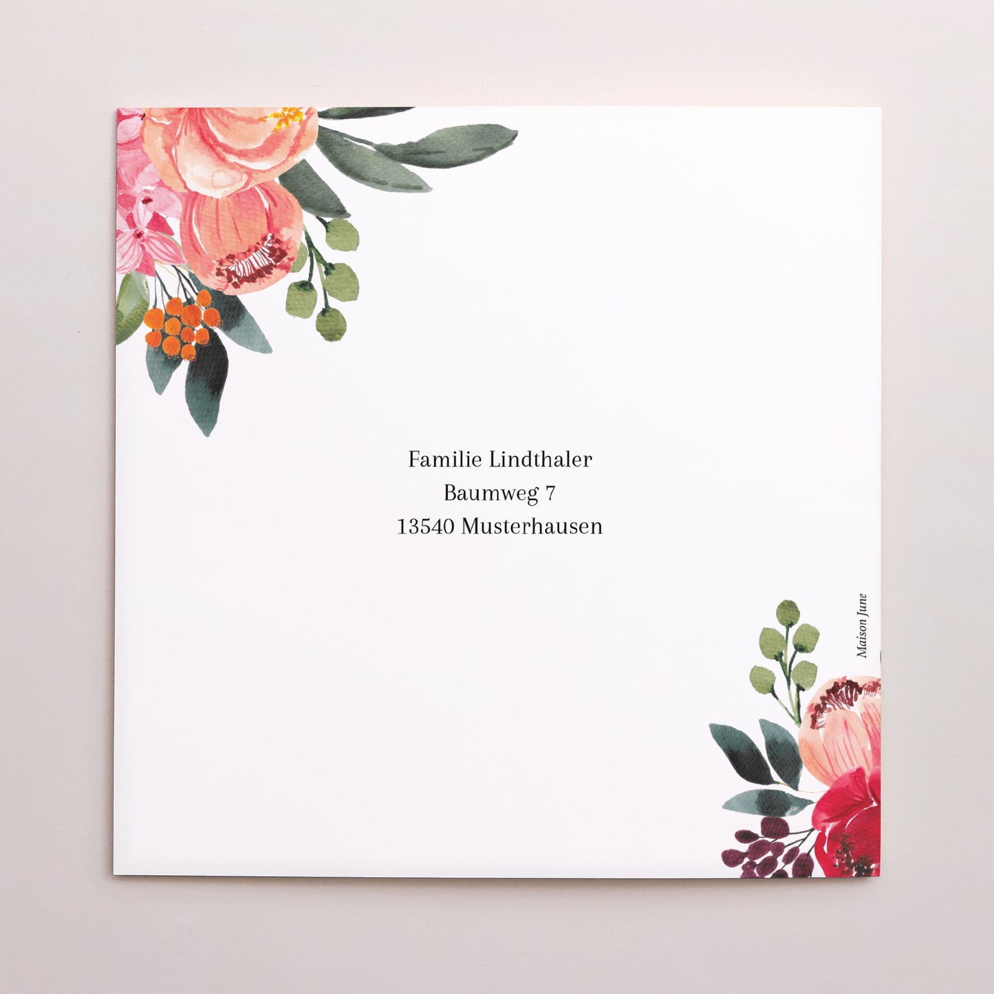 Geburtskarte Doppelflügelfenster Baby Bloom foto N° 3