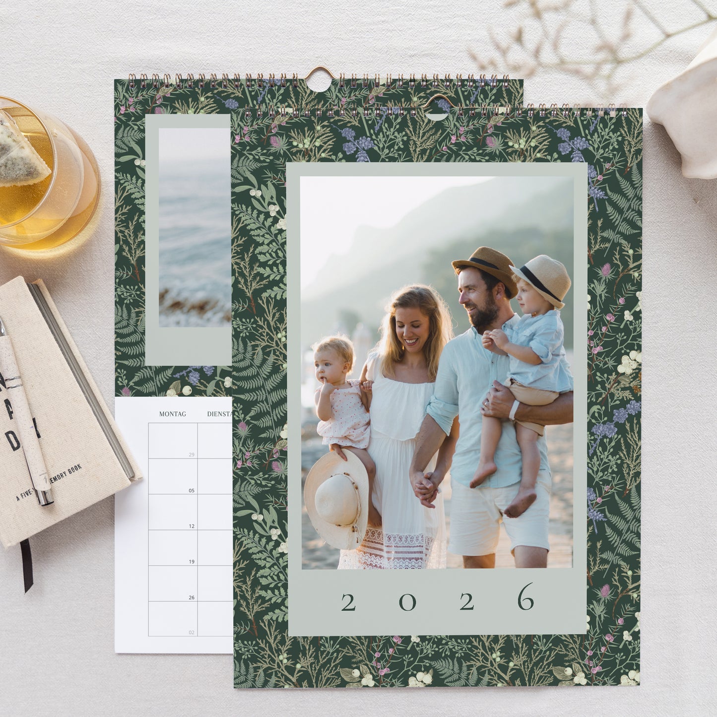 Kalender Weihnachten Wandgemälde A3 Winterlaub foto N° 1