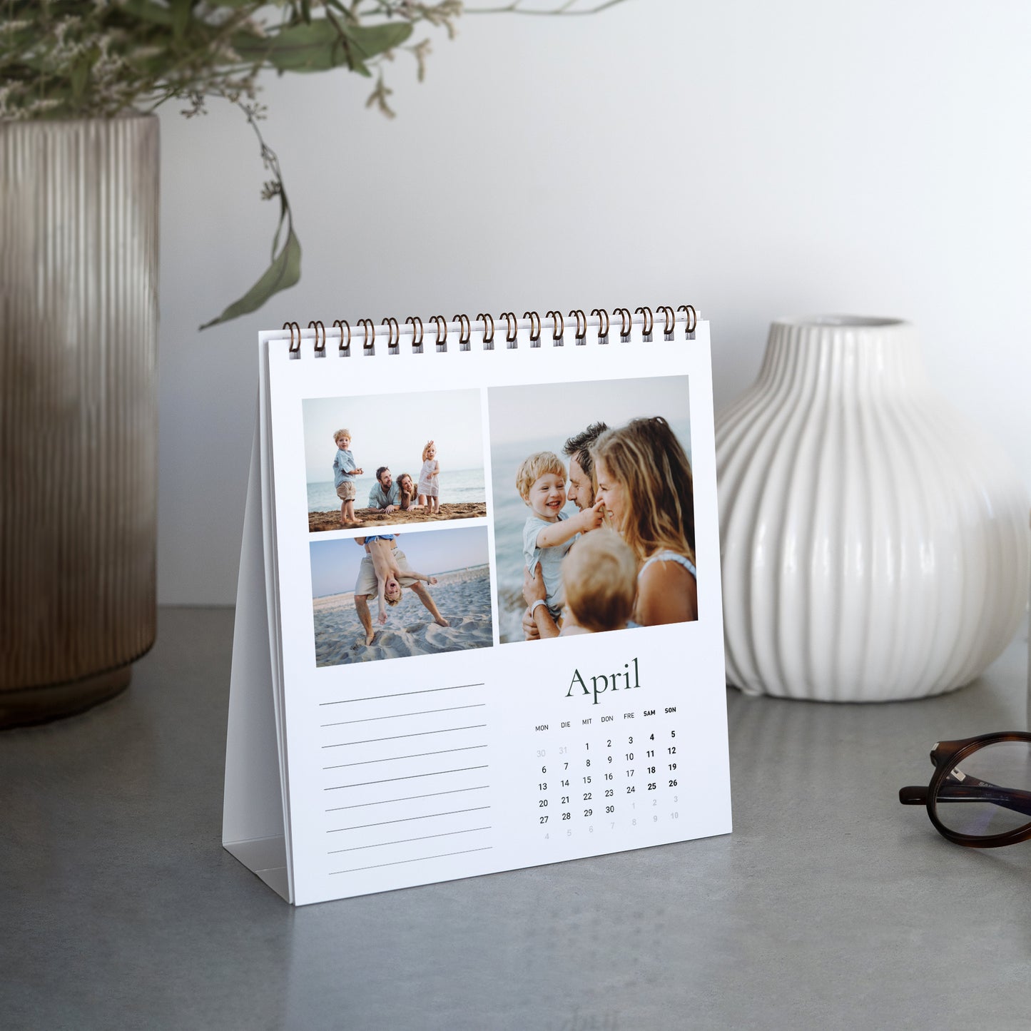 Kalender Weihnachten Büro, Staffelei Winterlaub foto N° 2
