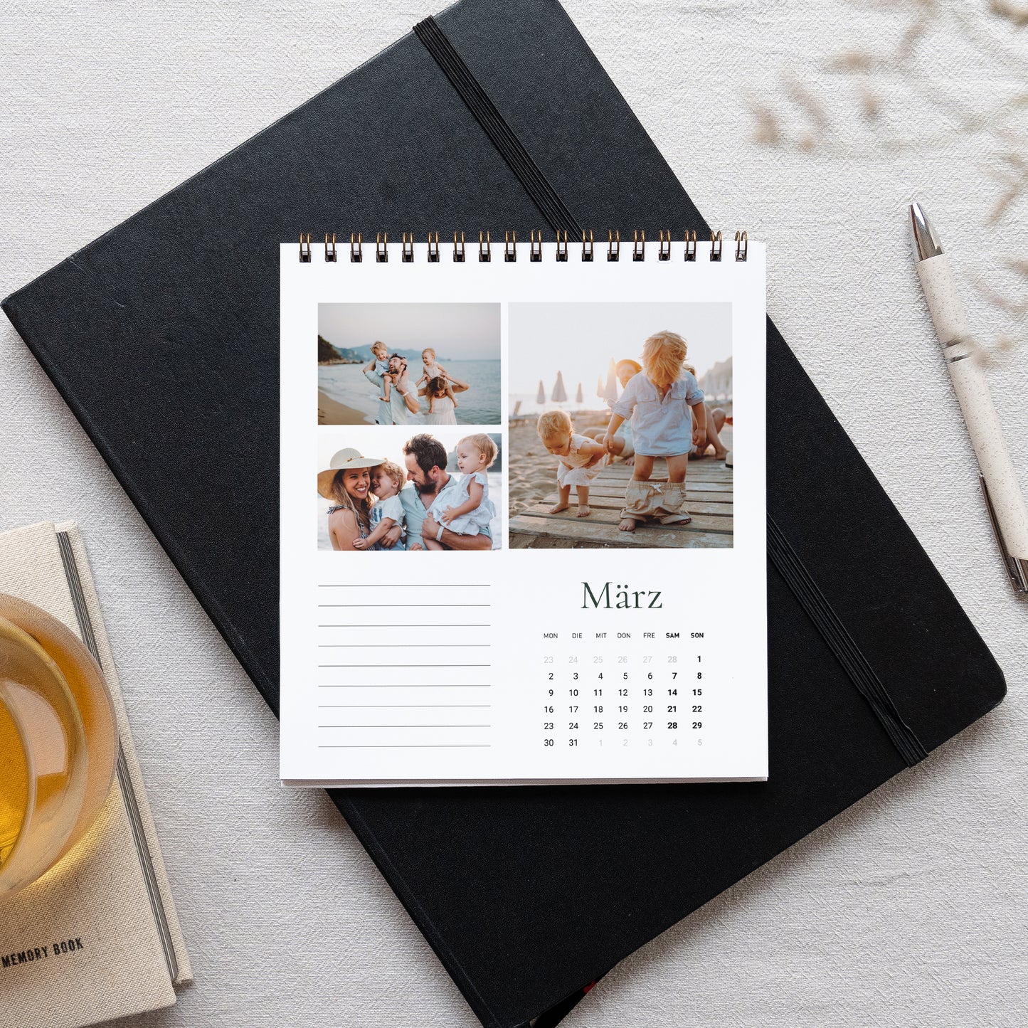 Kalender Weihnachten Büro, Staffelei Winterlaub foto N° 3