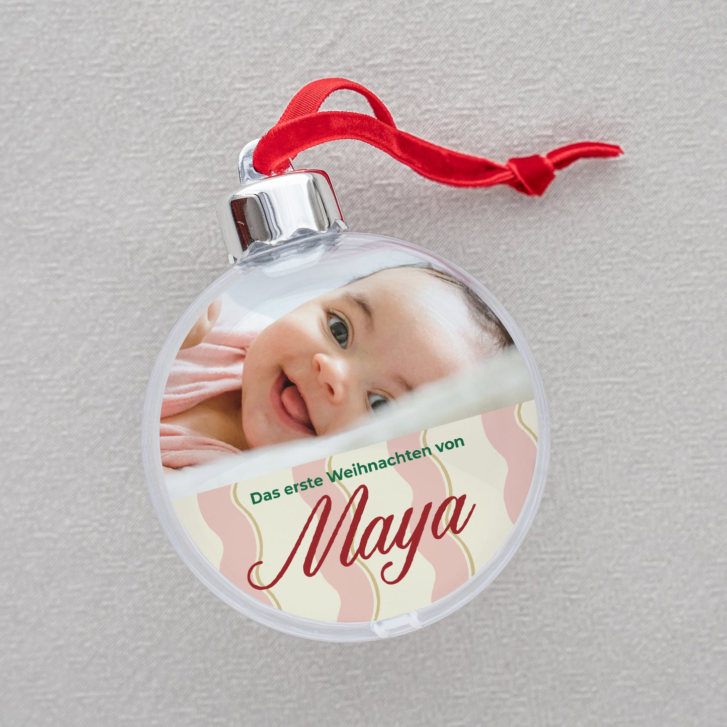 Weihnachtskugel Weihnachten Runde Mein allererstes Weihnachten foto N° 2