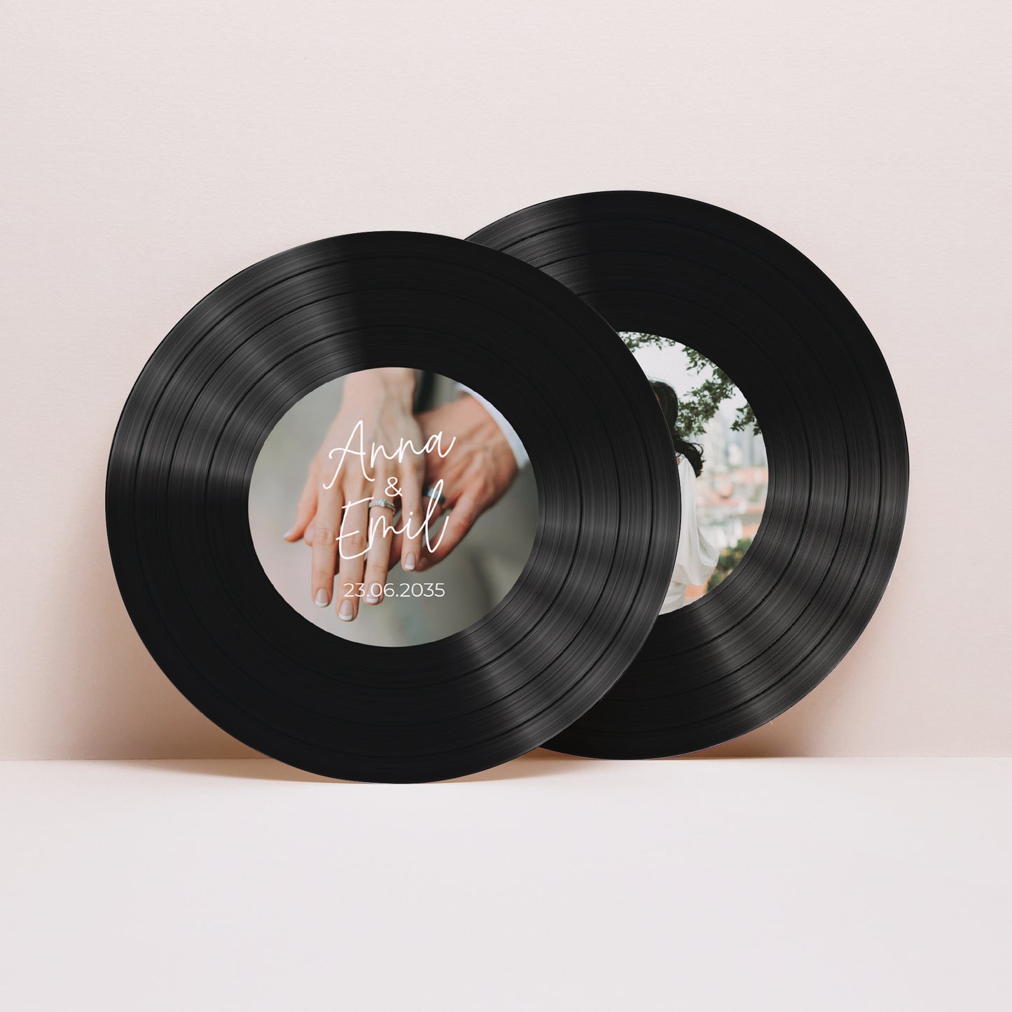 Dankeskarte Hochzeit Schallplattenhülle Unsere schönsten Momente foto N° 4