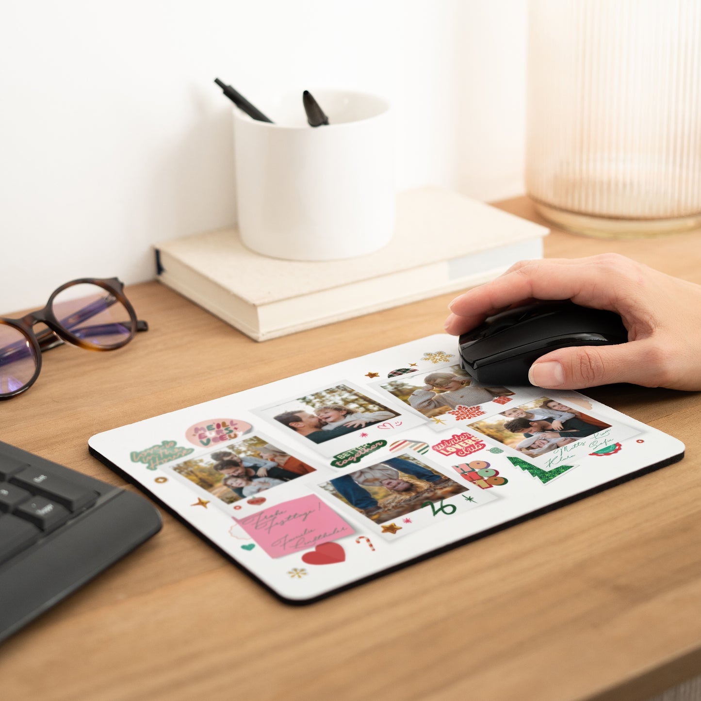 Mousepad Weihnachten Rechteck Winter-Polares foto N° 2