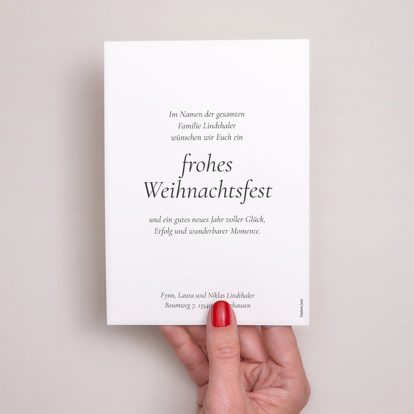 Weihnachtskarte Weihnachten Unter den Tannenzweigen foto N° 3