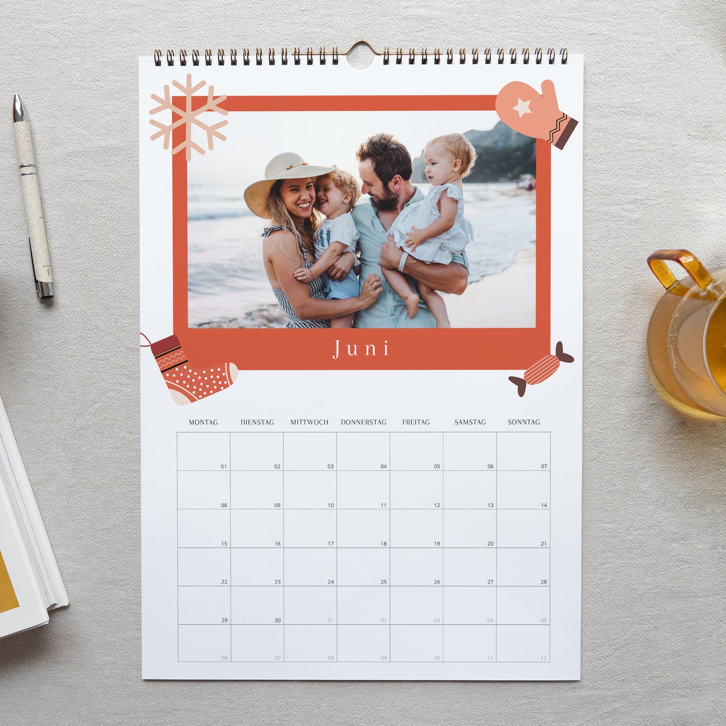 Kalender Weihnachten Wandgemälde A3 Wertvolle Momente foto N° 2