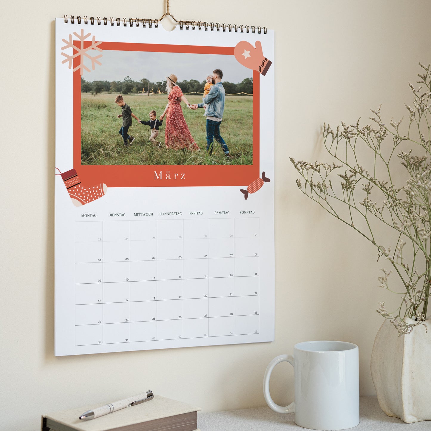 Kalender Weihnachten Wandgemälde A3 Wertvolle Momente foto N° 3