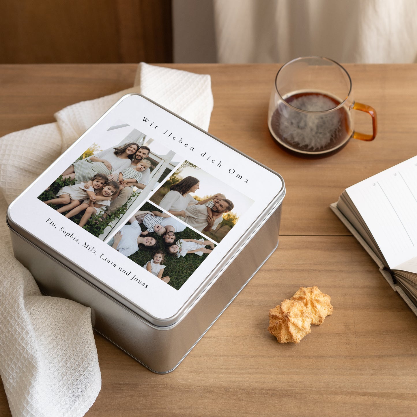 Metalldose Weihnachten Quadratisch Weihnachten in Fotos foto N° 2