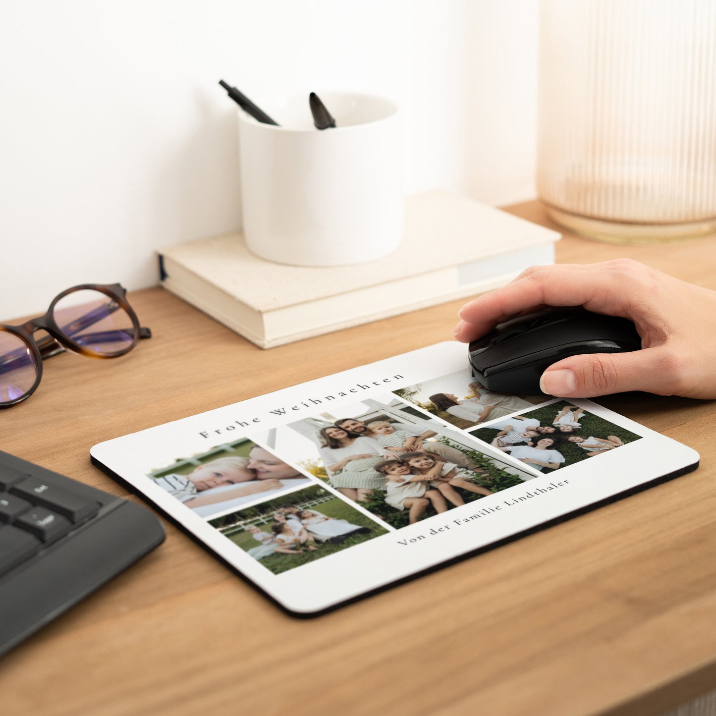Mousepad Weihnachten Rechteck Weihnachten in Fotos foto N° 2