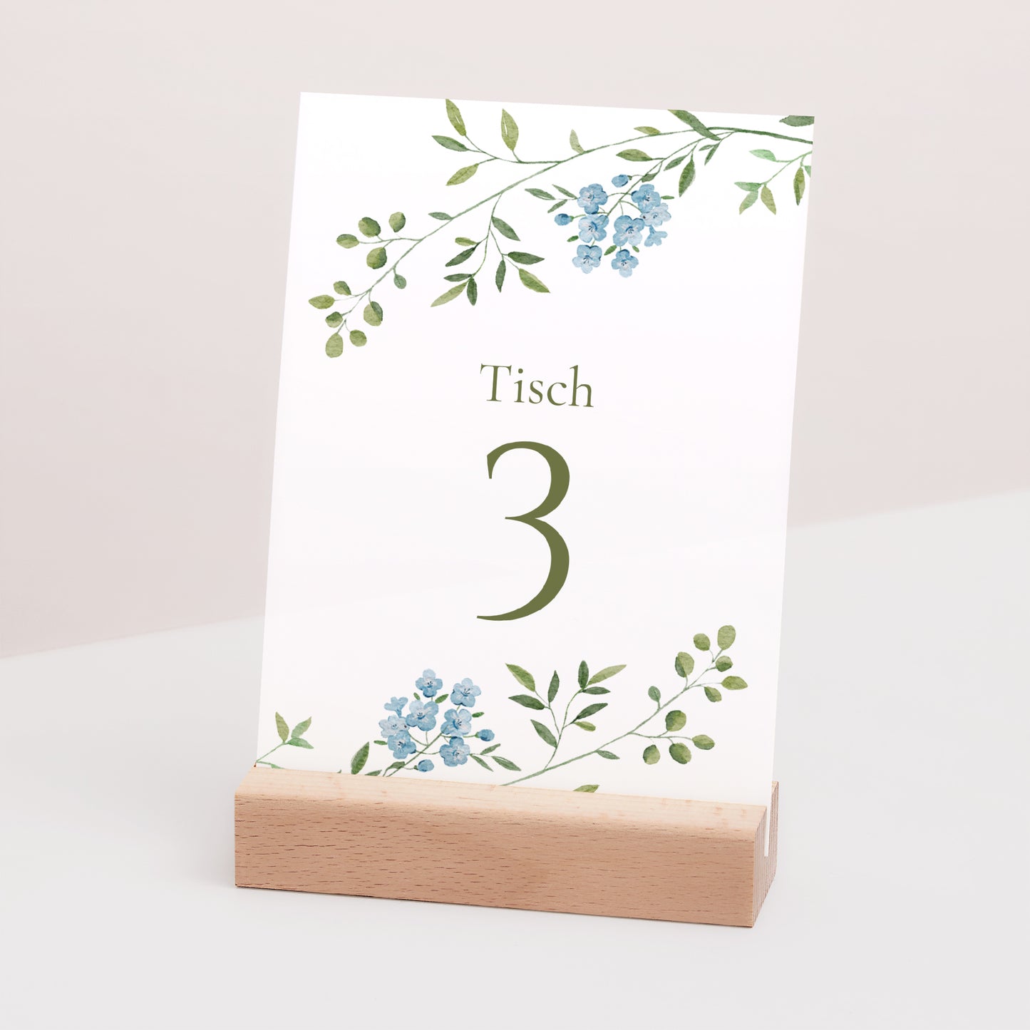 Tischnummern Hochzeit Rechteck Der Garten der Herzen foto N° 3