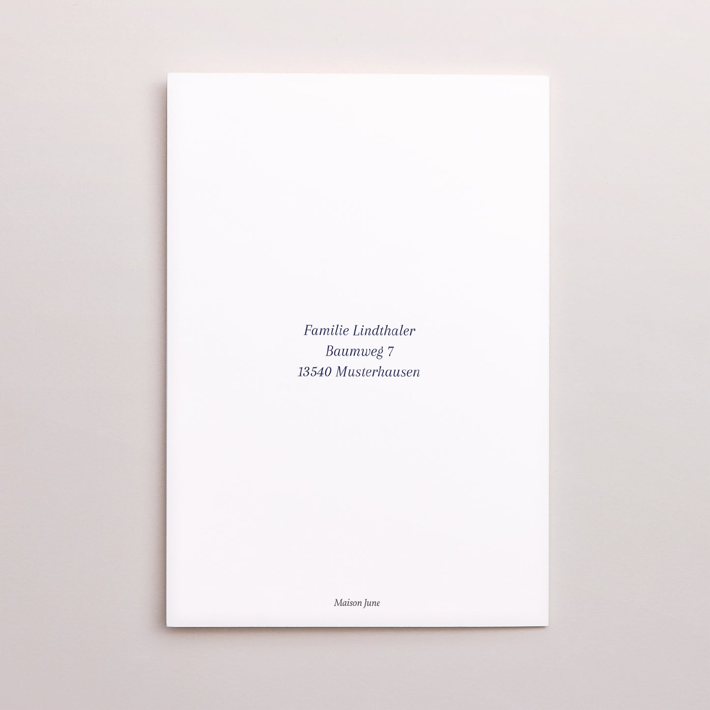 Weihnachtskarte Weihnachten Doppelter Porträtflügel Weihnachtsflocken foto N° 3