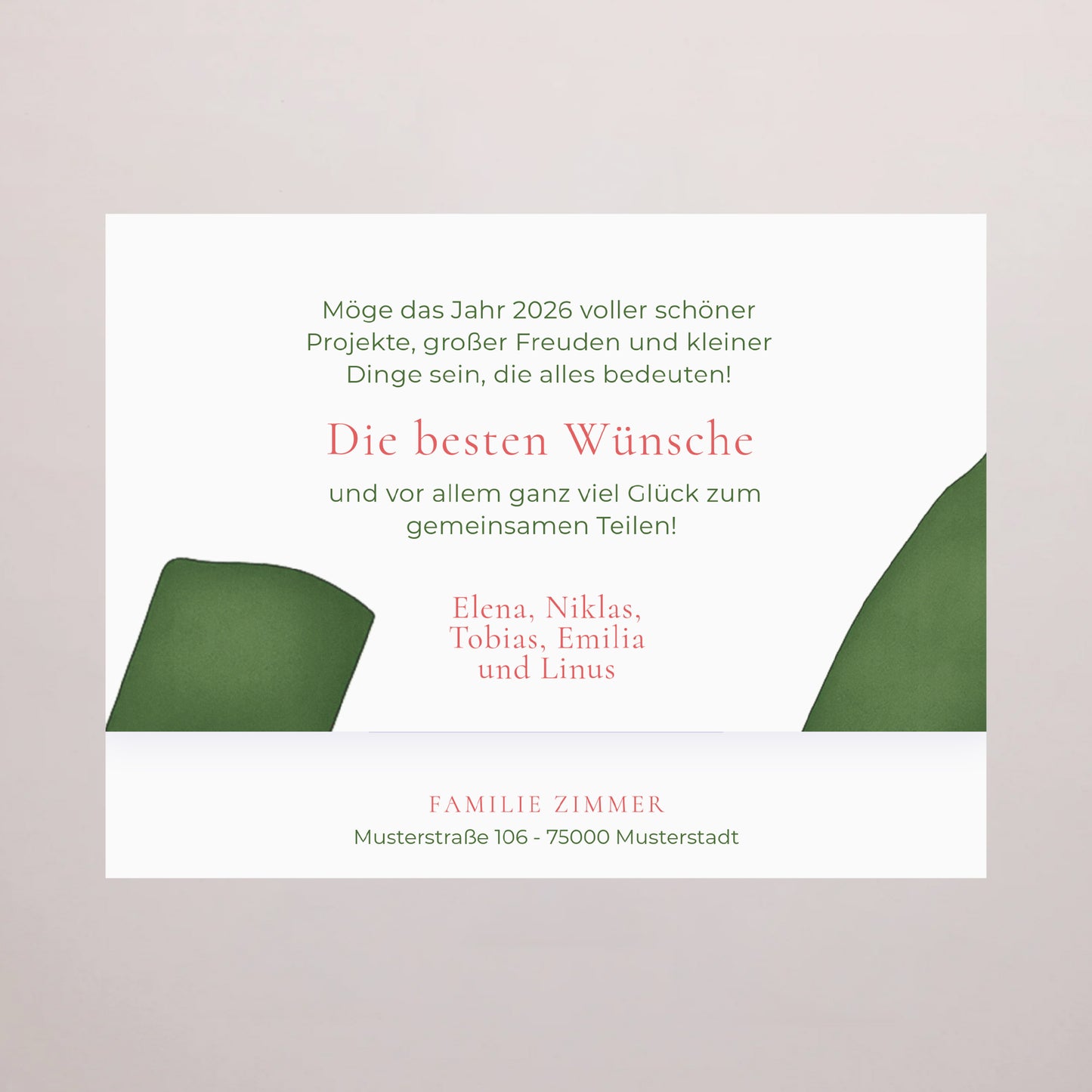 Personalisierte Schokoladenbox Weihnachten 6 Schokoladen Smaragdschnee foto N° 4