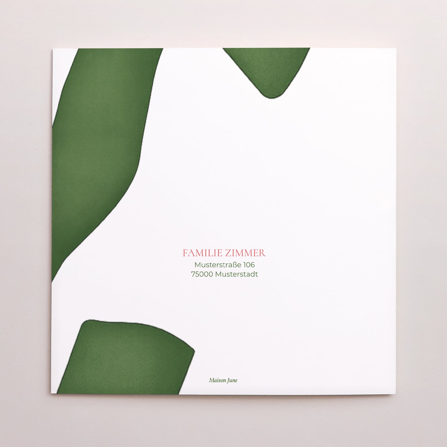 Weihnachtskarte Weihnachten Doppelflügelfenster Smaragdschnee foto N° 3