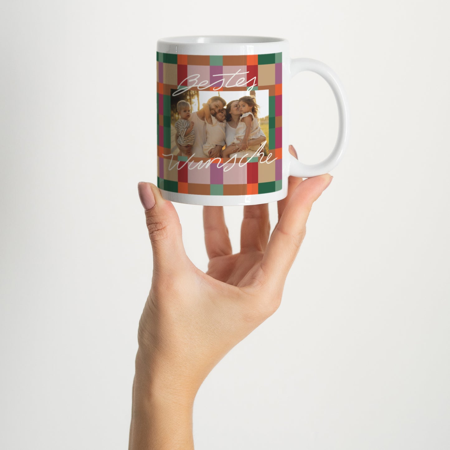 Tasse Weihnachten Weiß Buntes Weihnachten foto N° 2