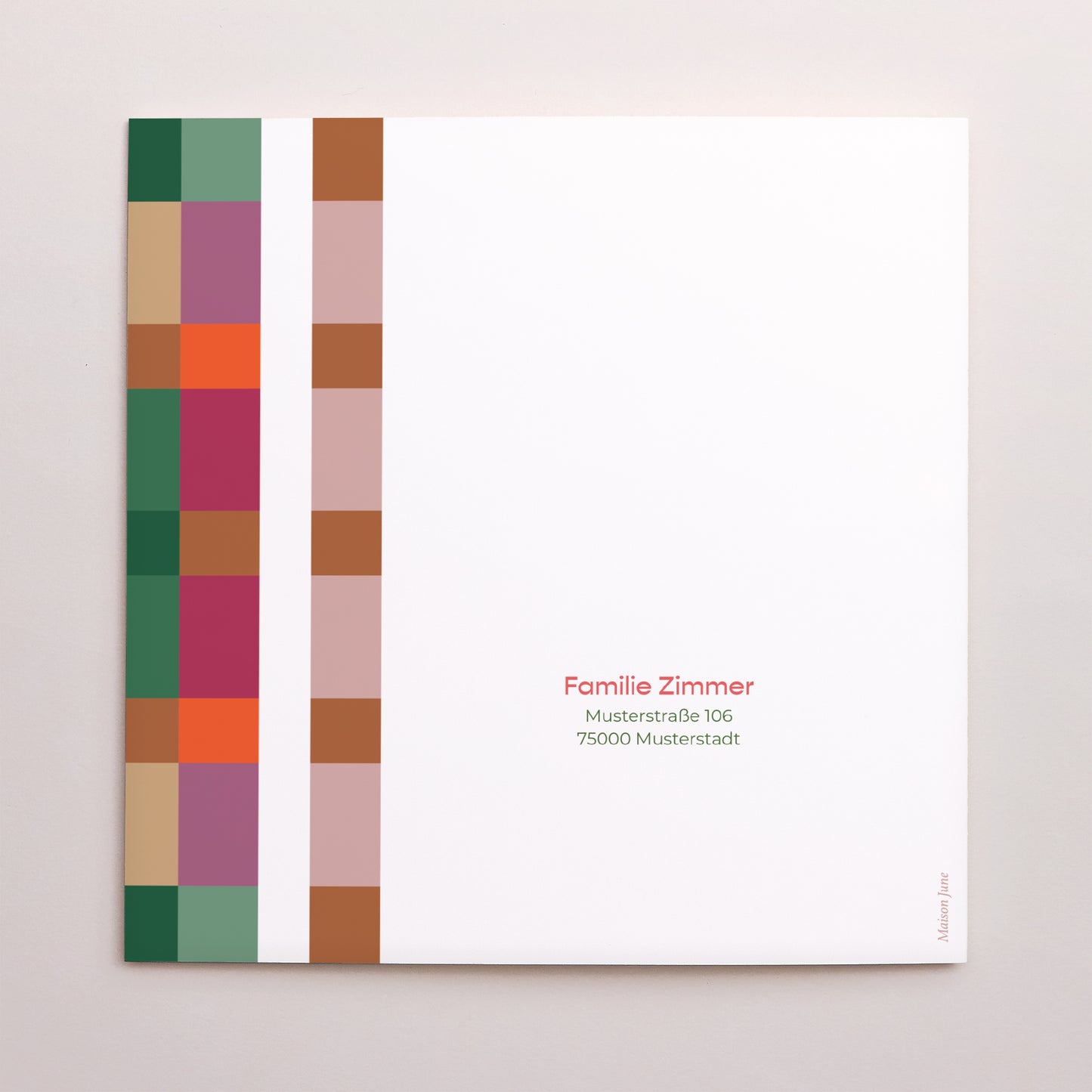 Weihnachtskarte Weihnachten Doppelflügelfenster Buntes Weihnachten foto N° 3