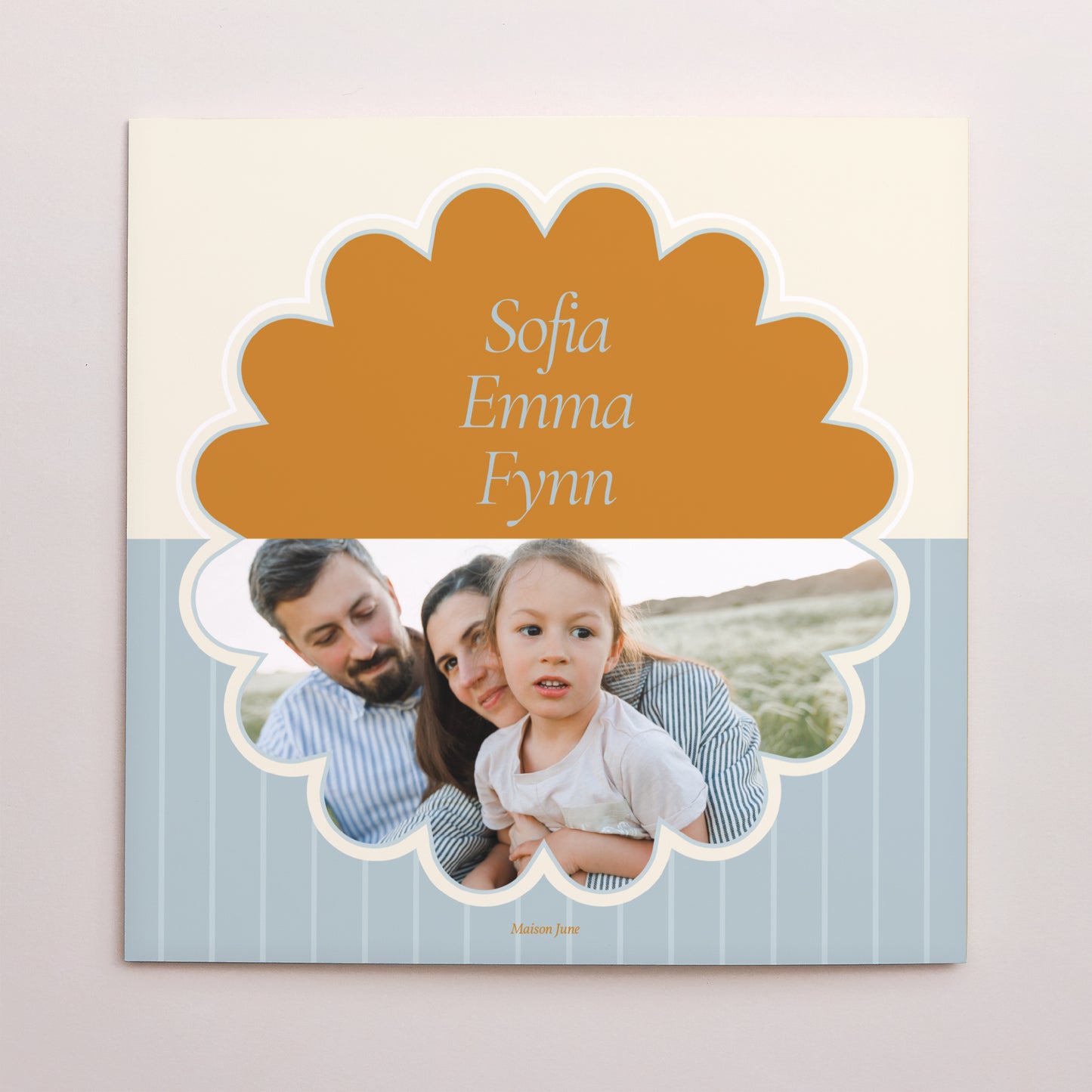 Weihnachtskarte Weihnachten Doppelflügelfenster Blaue Ambra foto N° 3