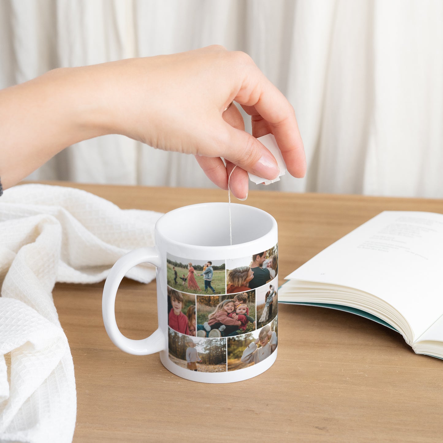 Tasse Objekte Weiß Unsere schöne Familie foto N° 3