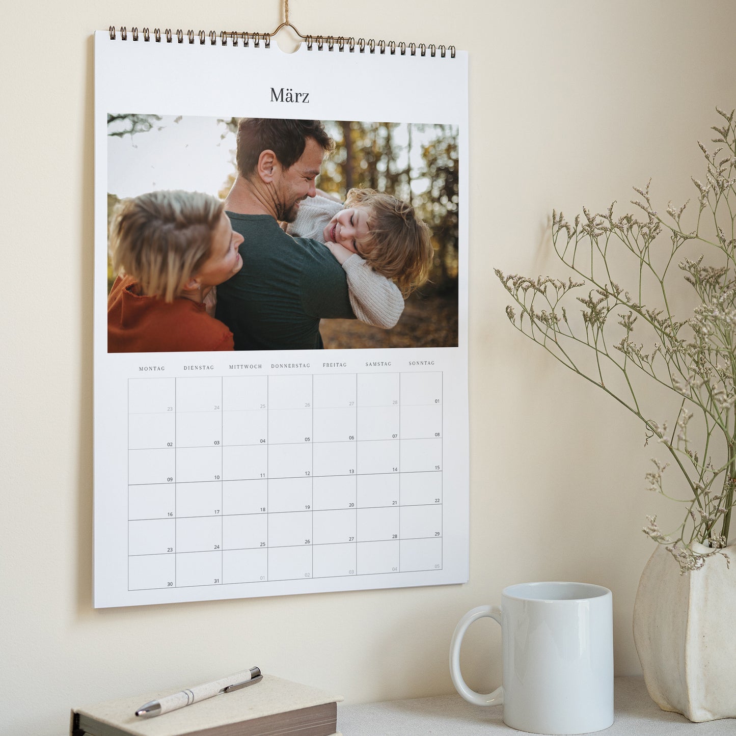 Kalender Weihnachten Wandgemälde A3 Familienerinnerungen foto N° 3