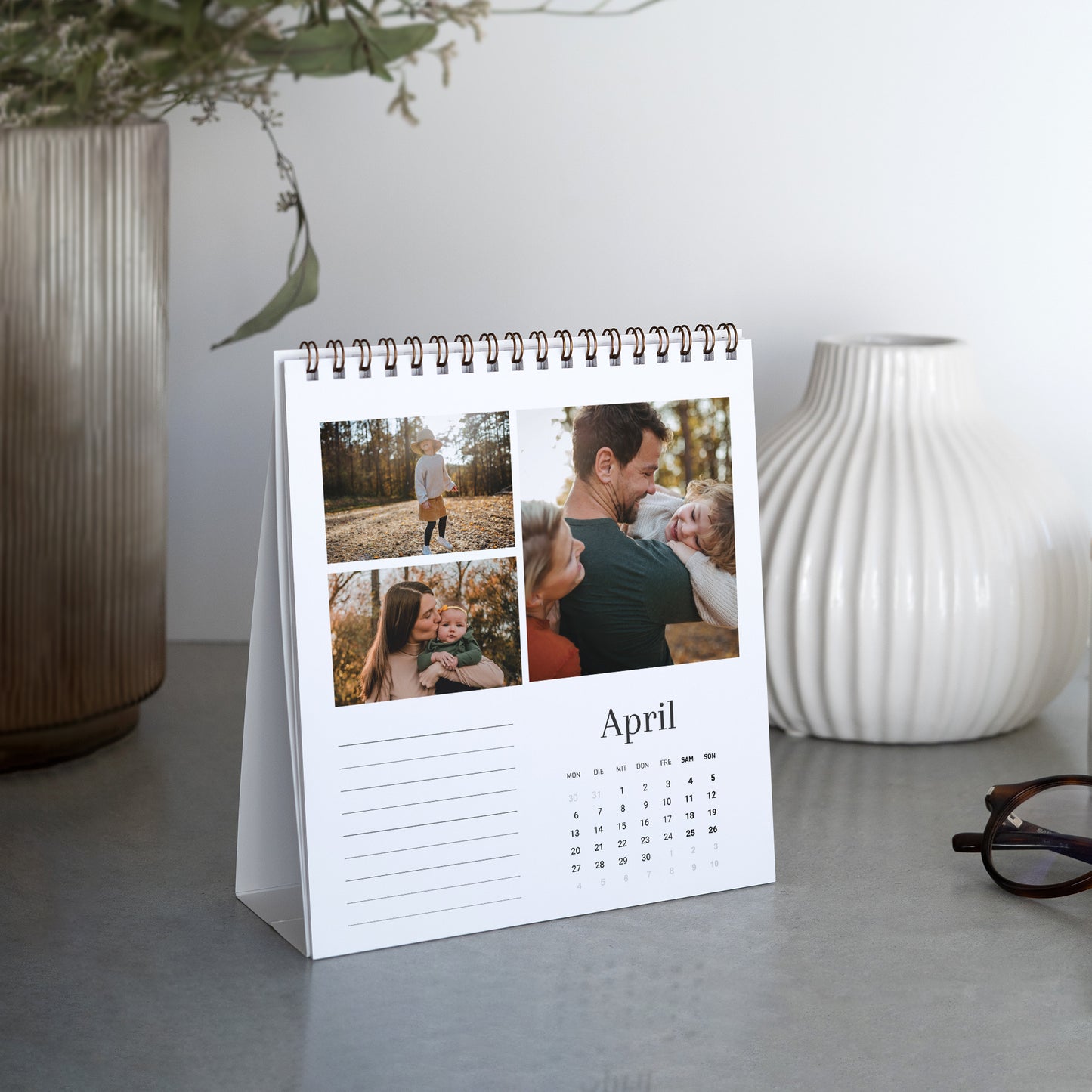 Kalender Weihnachten Büro, Staffelei Familienerinnerungen foto N° 2