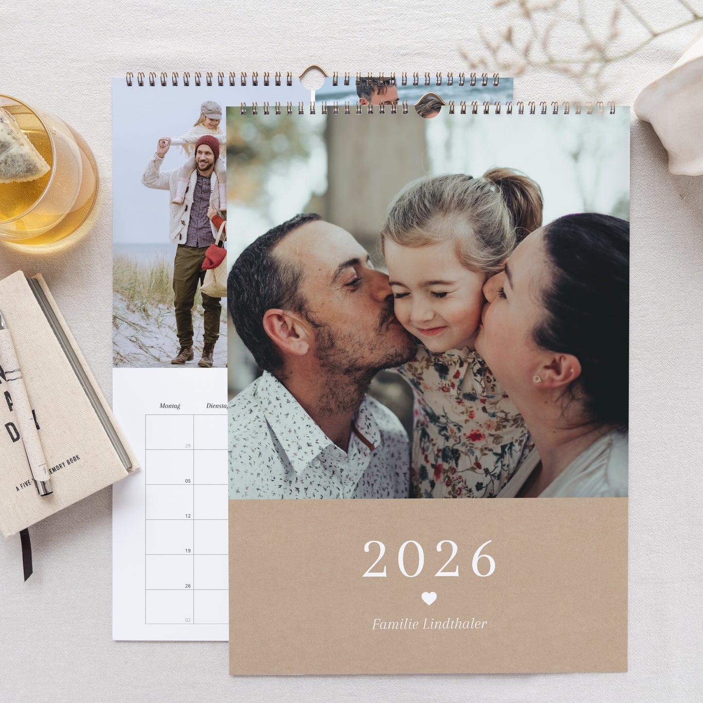 Kalender Weihnachten Wandgemälde A3 Instant Naturel foto N° 1