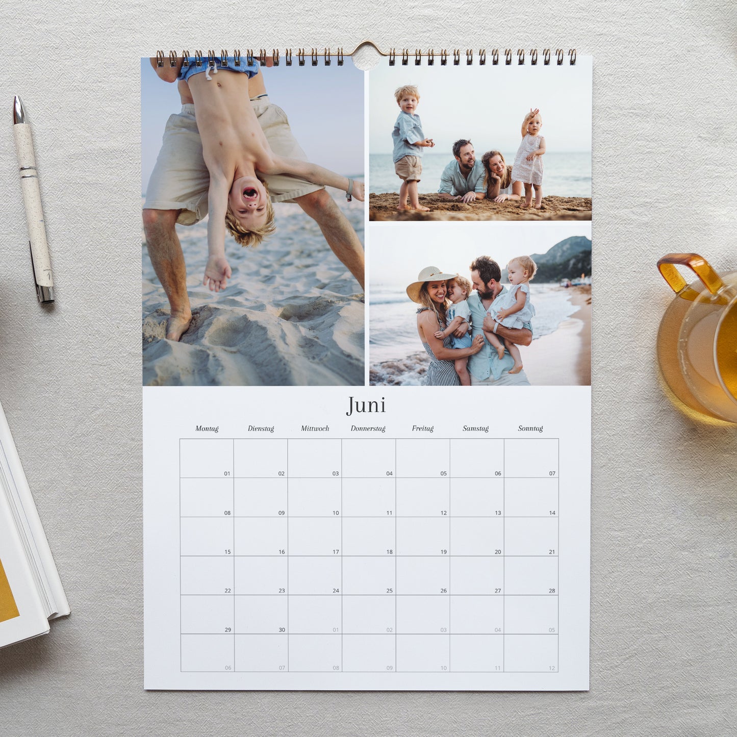 Kalender Weihnachten Wandgemälde A3 Instant Naturel foto N° 2
