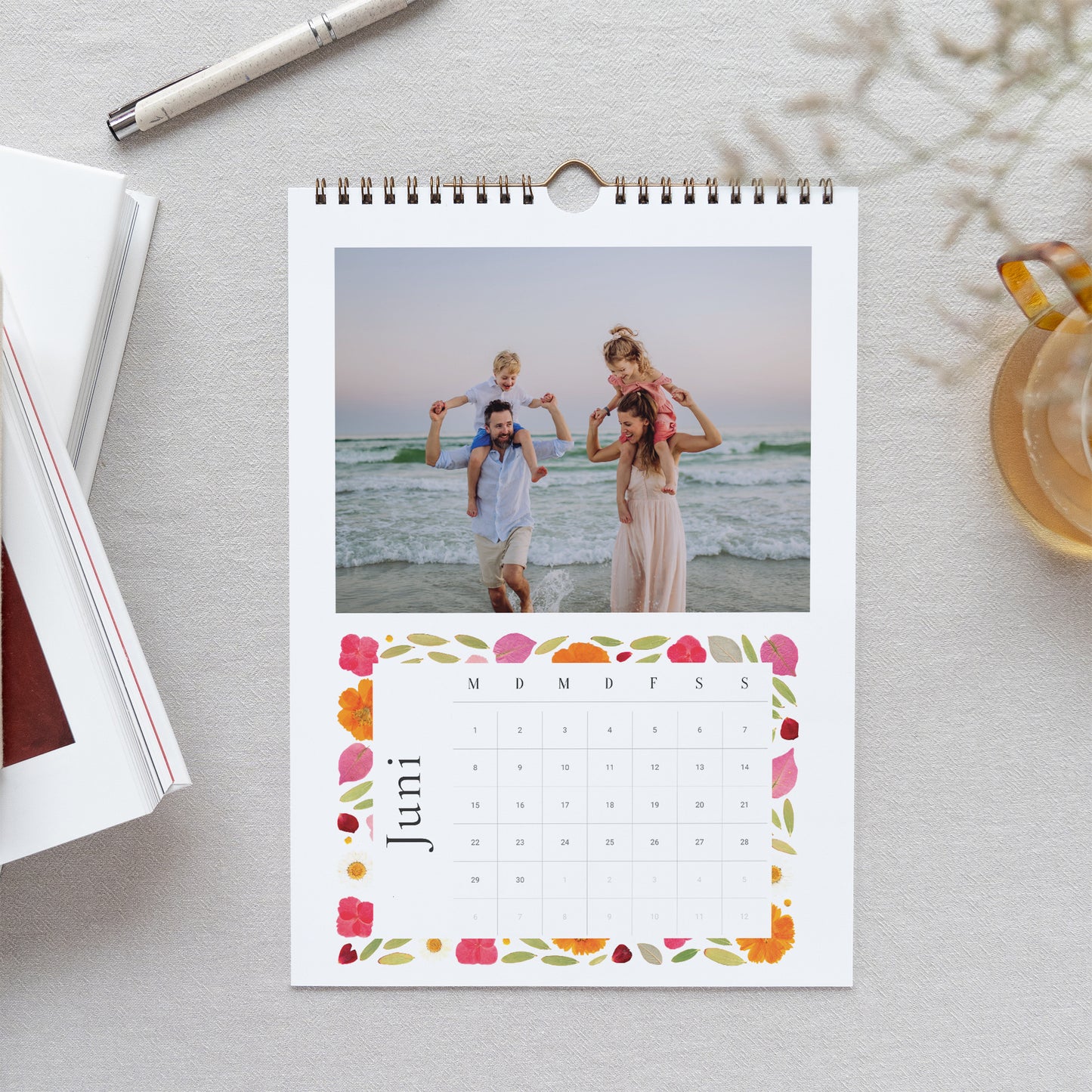 Kalender Weihnachten Wandbild A4 Blühende Momente foto N° 2