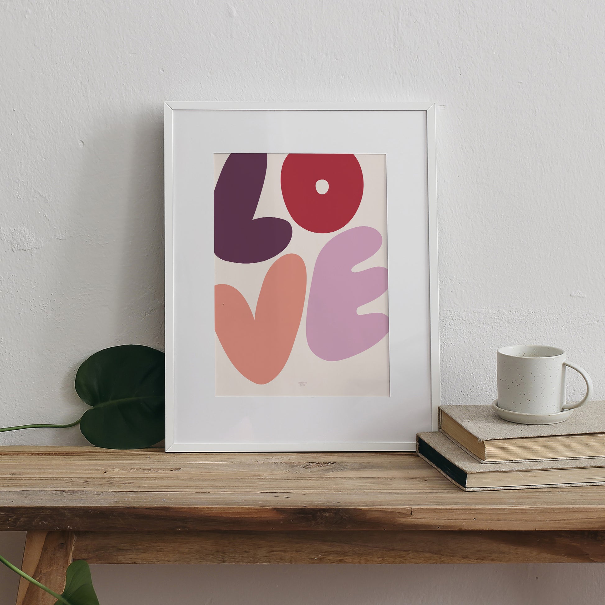 Poster Objekte Porträt Voll von Liebe foto N° 3