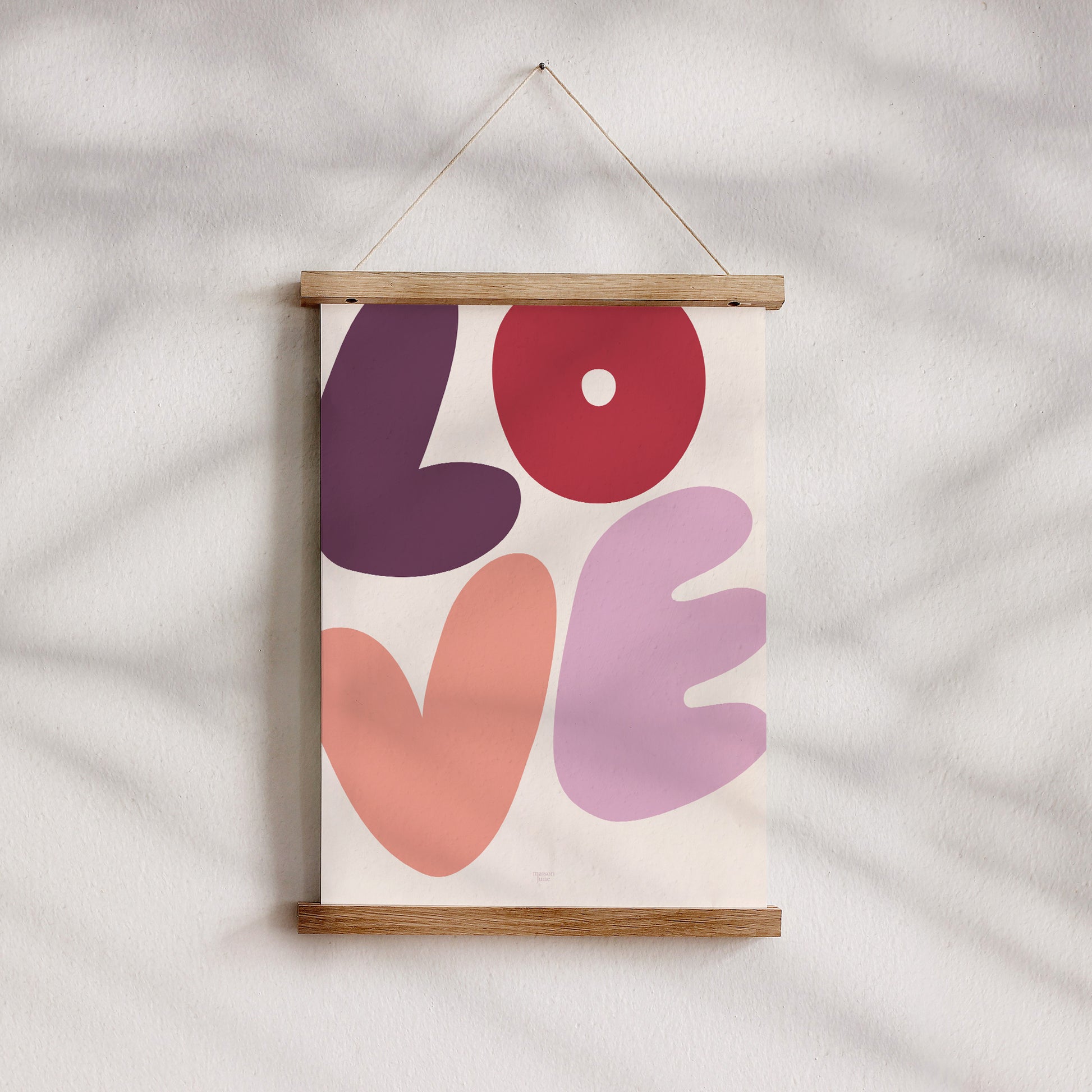 Poster Objekte Porträt Voll von Liebe foto N° 4