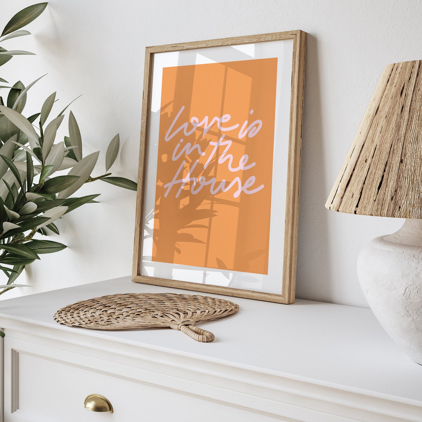 Poster Objekte Porträt Die Liebe ist im Haus. foto N° 5