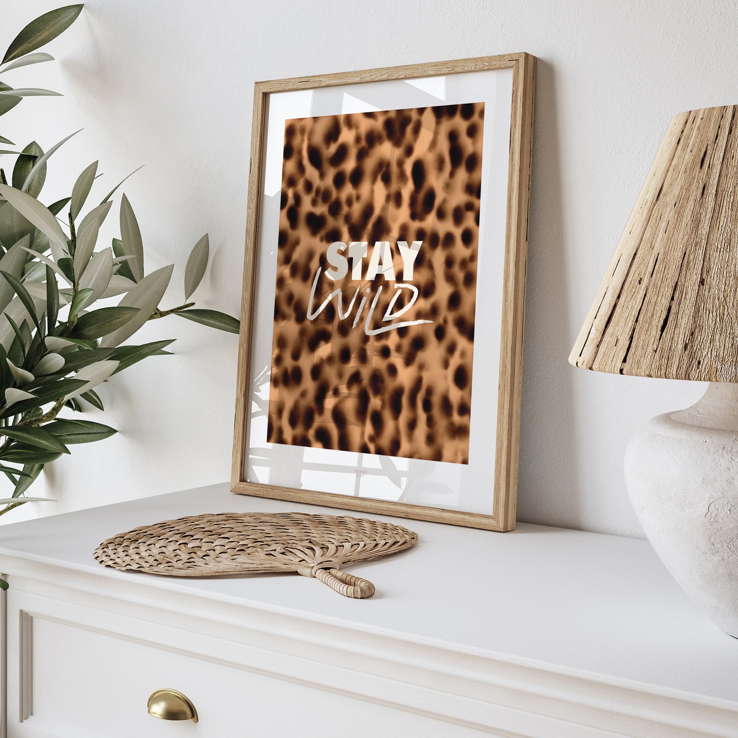 Poster Objekte Porträt Bleib wild foto N° 5