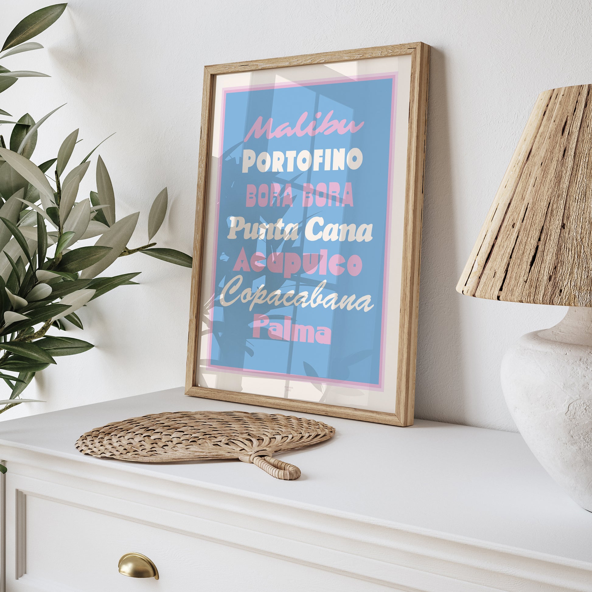 Poster Objekte Porträt Schöne Strände foto N° 5