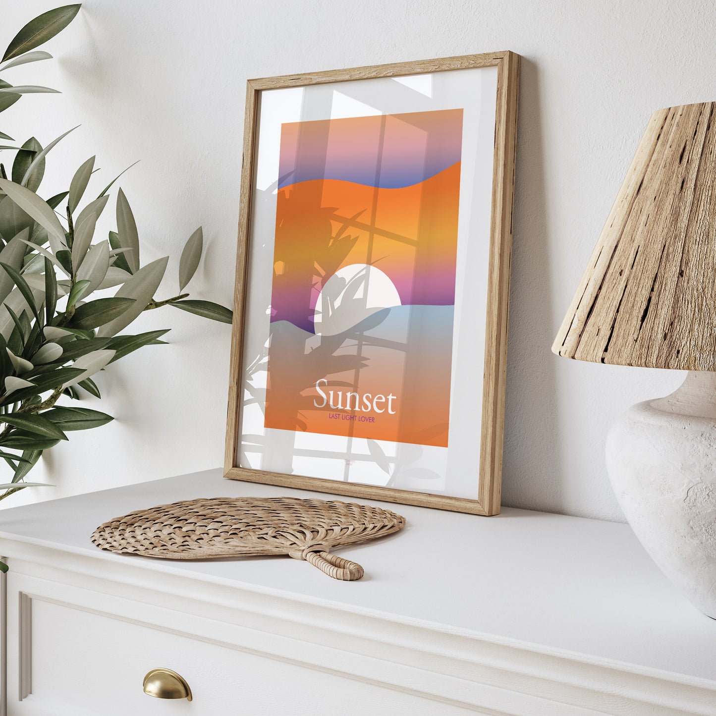 Poster Objekte Porträt Sonnenuntergang foto N° 5