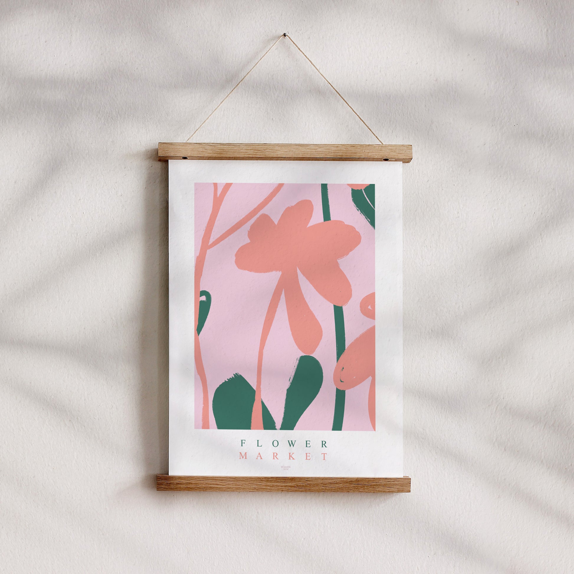 Poster Objekte Porträt Blumenmarkt foto N° 4