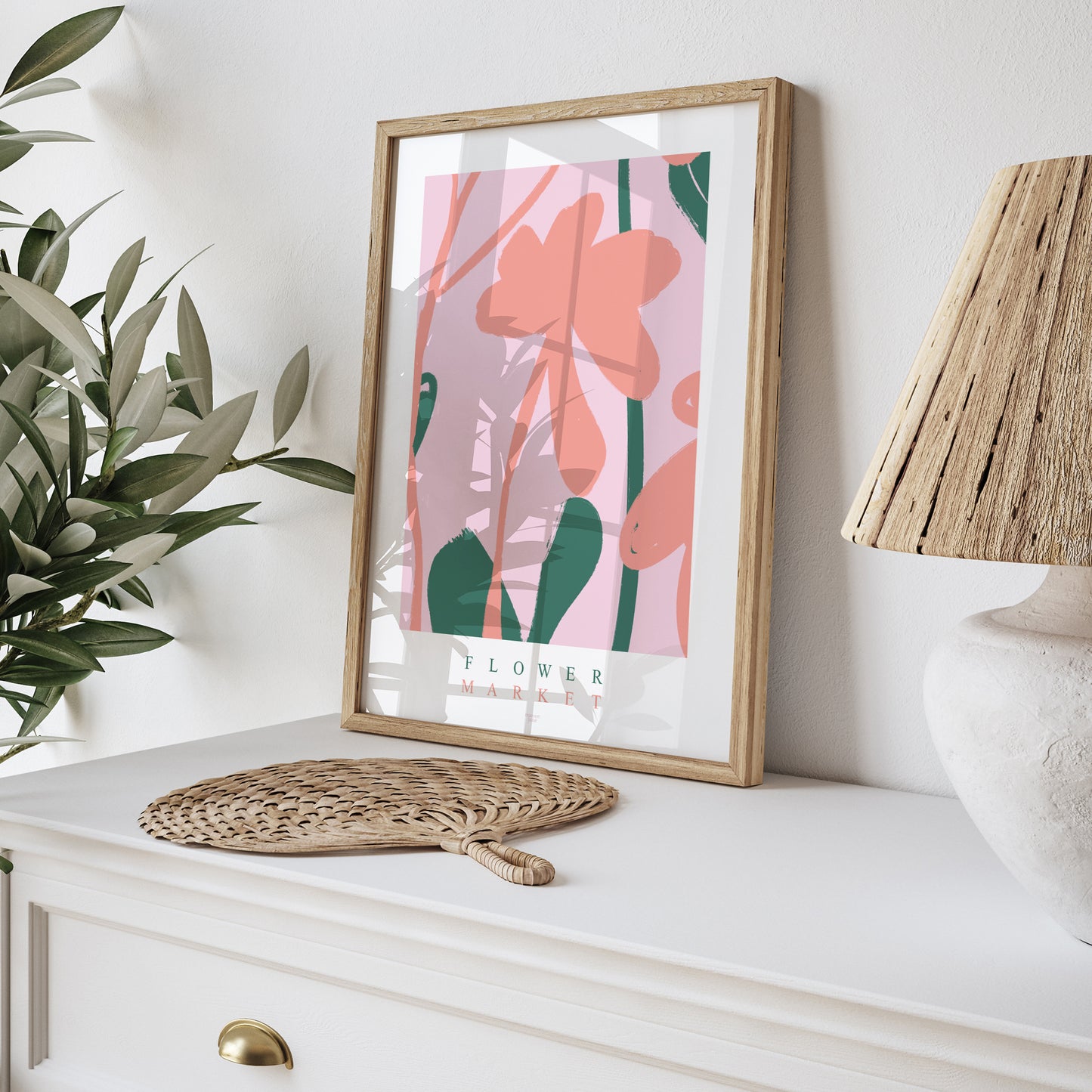 Poster Objekte Porträt Blumenmarkt foto N° 5