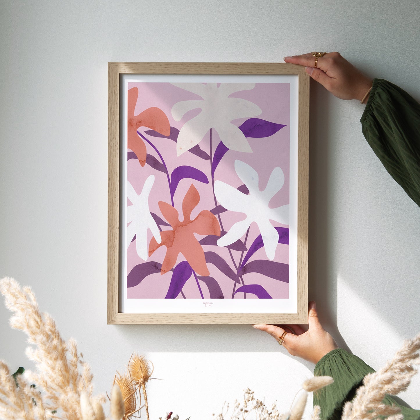 Poster Objekte Porträt Blumenarrangement foto N° 2