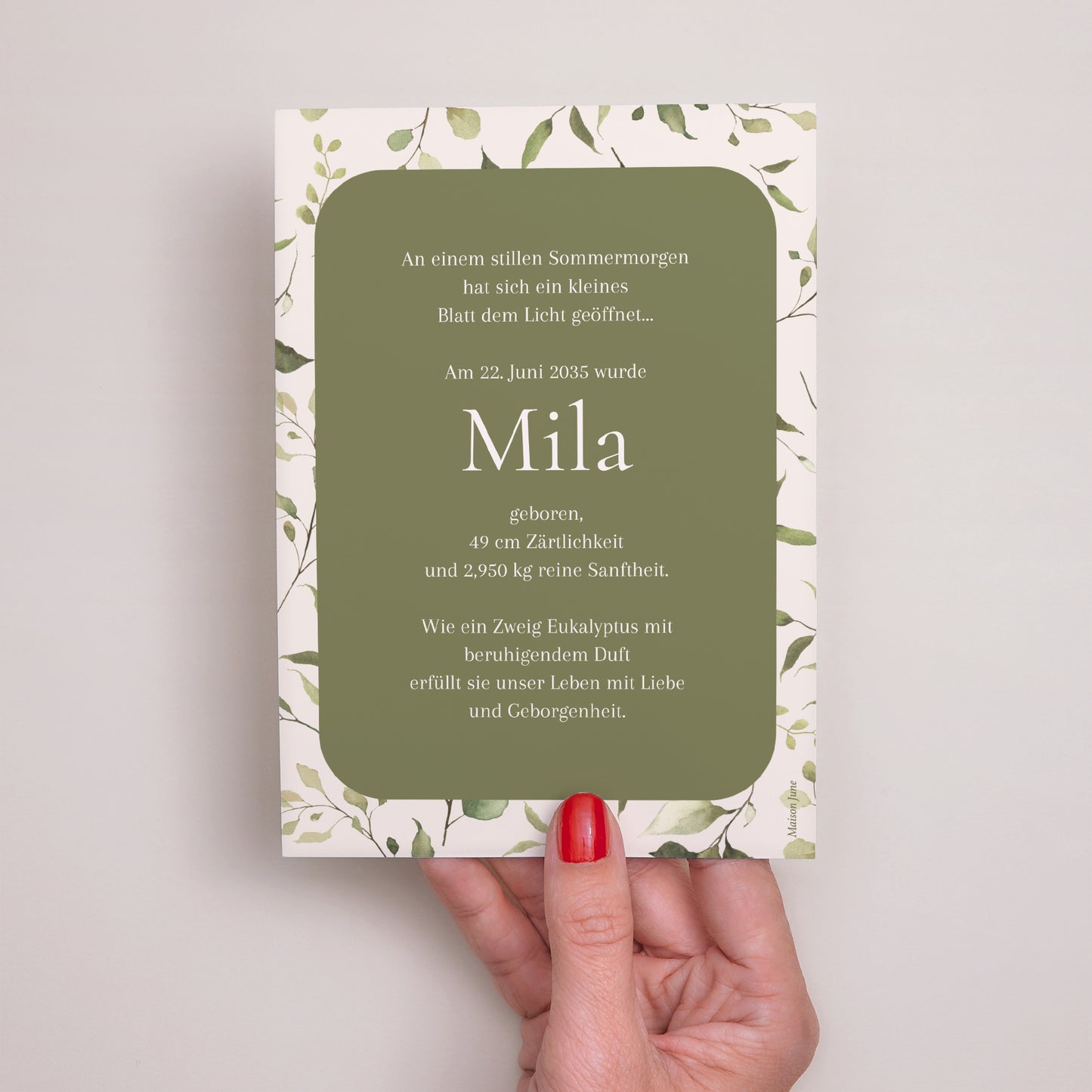 Geburtskarten Naturgeist foto N° 3