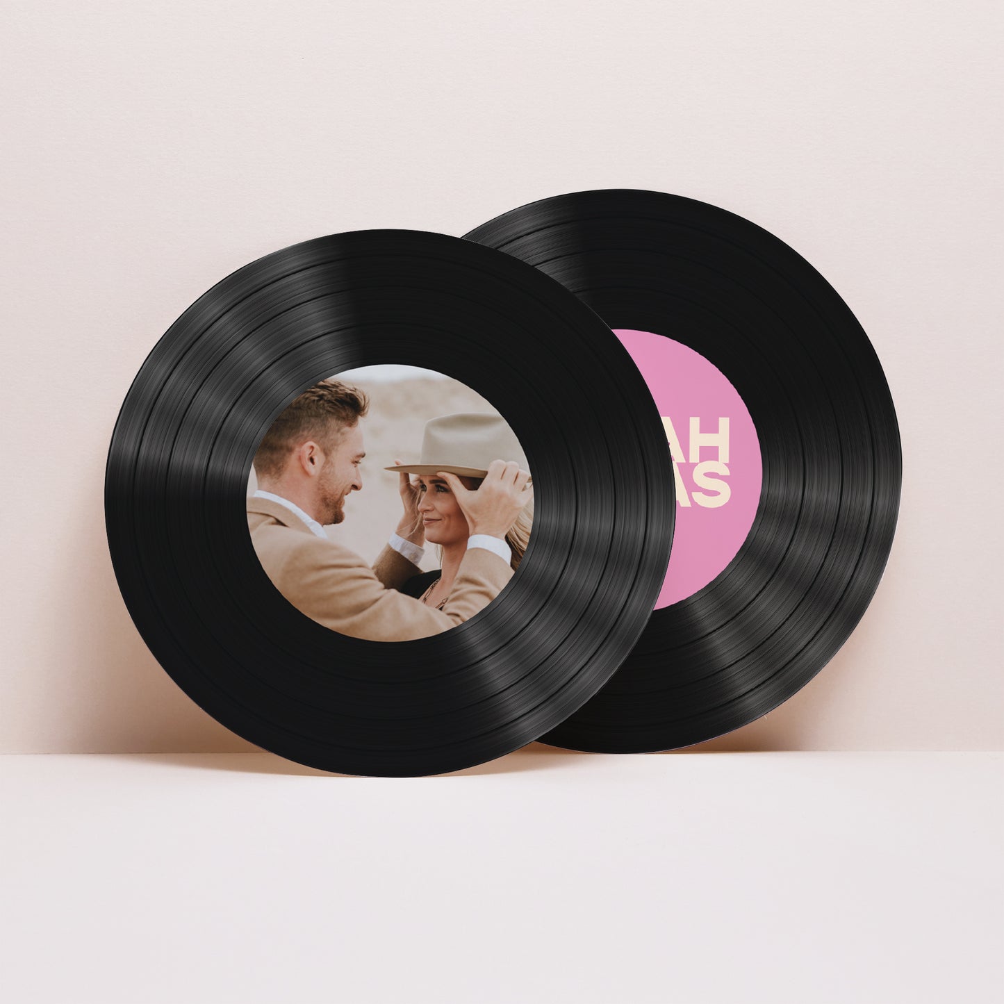 Hochzeitseinladung Schallplattenhülle Farb Stimmung foto N° 4