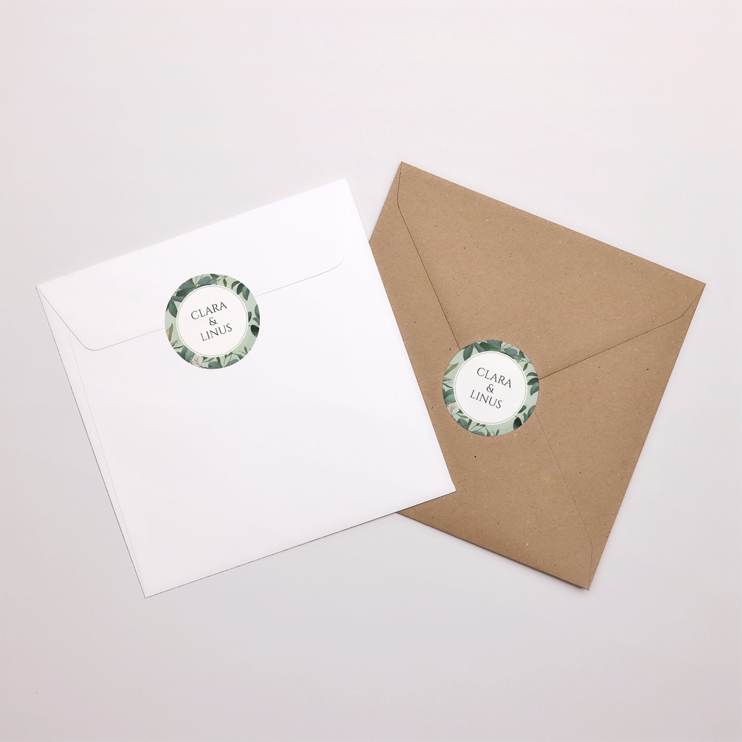 Sticker Hochzeit Rund Liebesrand foto N° 3