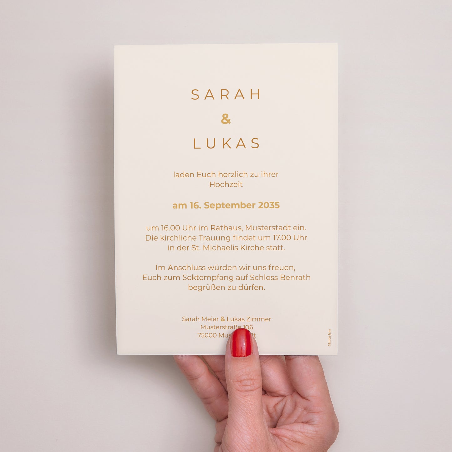 Hochzeitseinladung Flora Graphica foto N° 3