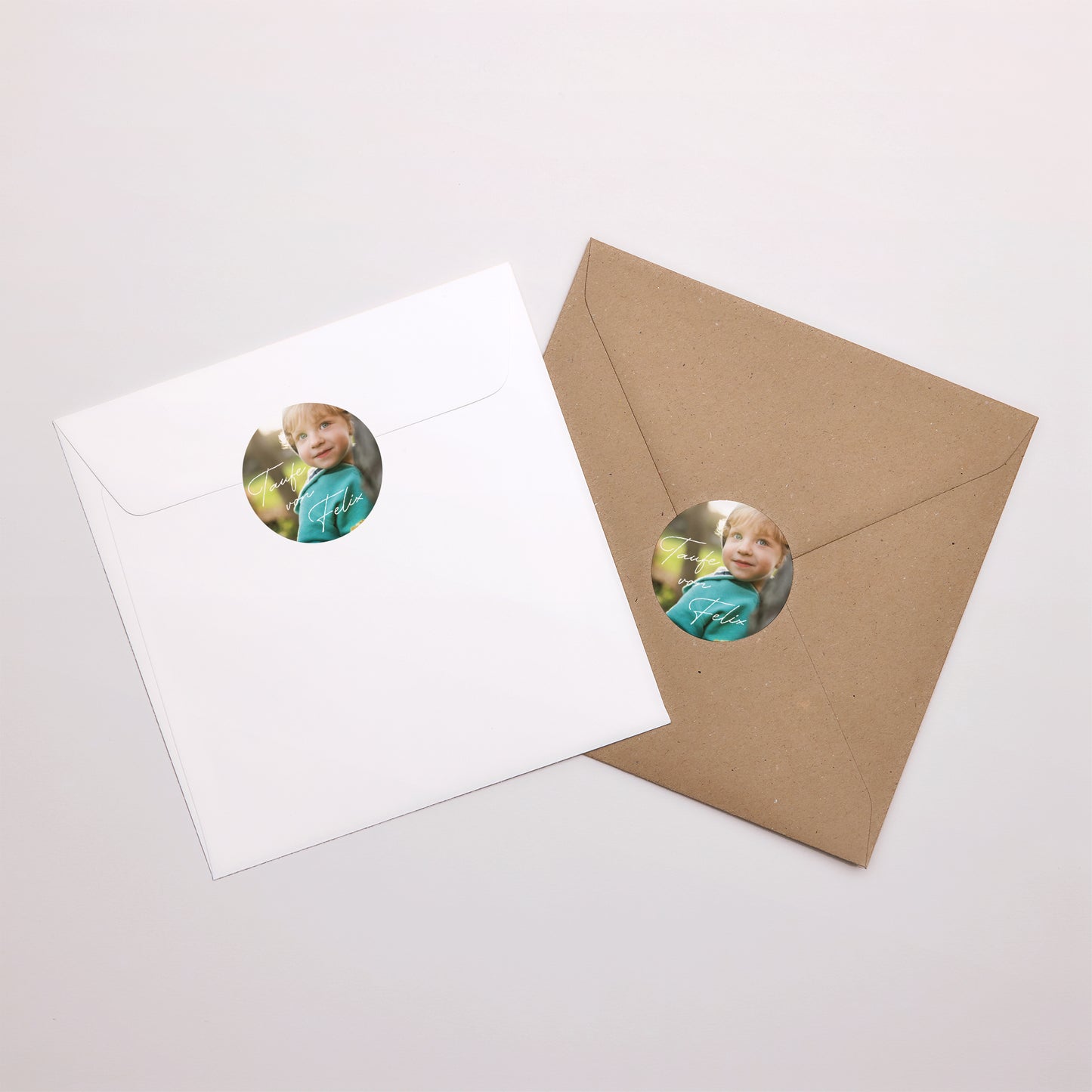 Sticker Taufe Rund Ein kostbarer Moment foto N° 3