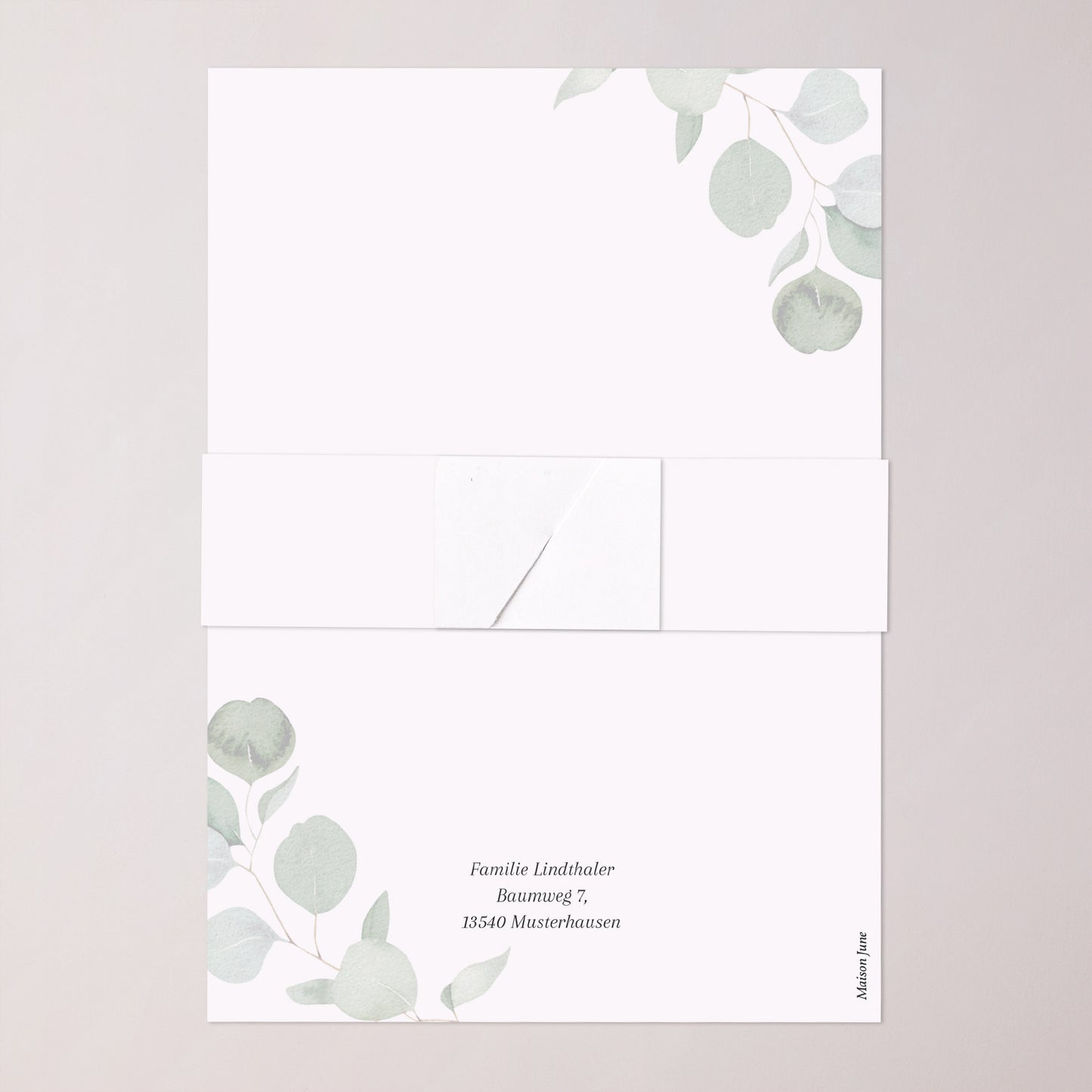 Taufeinladung Banner, 2 Karten Lichtblätter foto N° 5