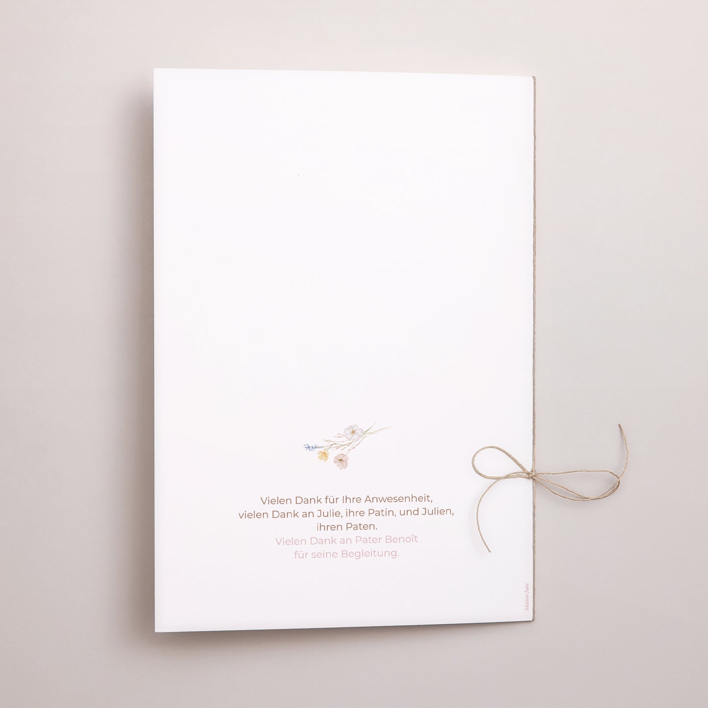 Kirchenheft Taufe Doppelflügel Frühlings-Taufe foto N° 3