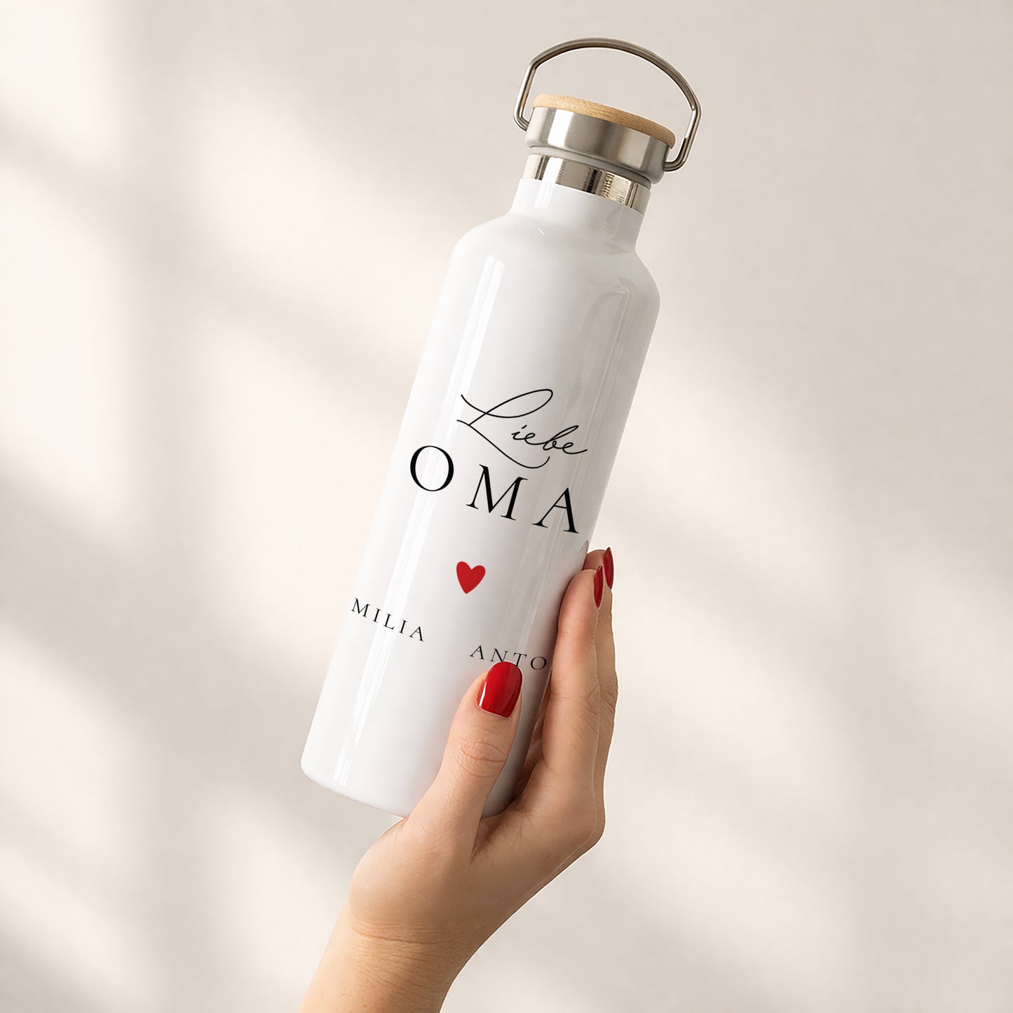 Trinkflasche Objekte 75 cl Love Oma foto N° 2