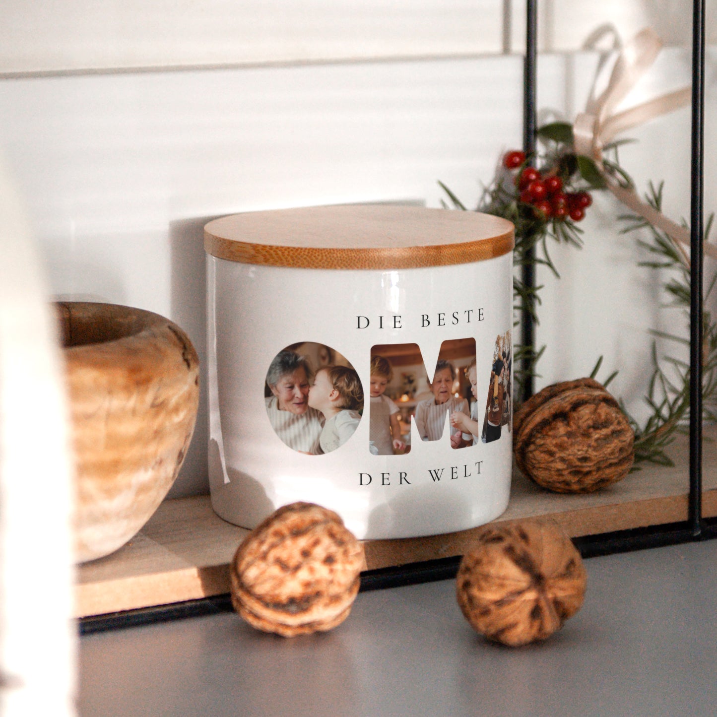 Keramiktopf Objekte 48 cl Oma ist Spitze foto N° 4