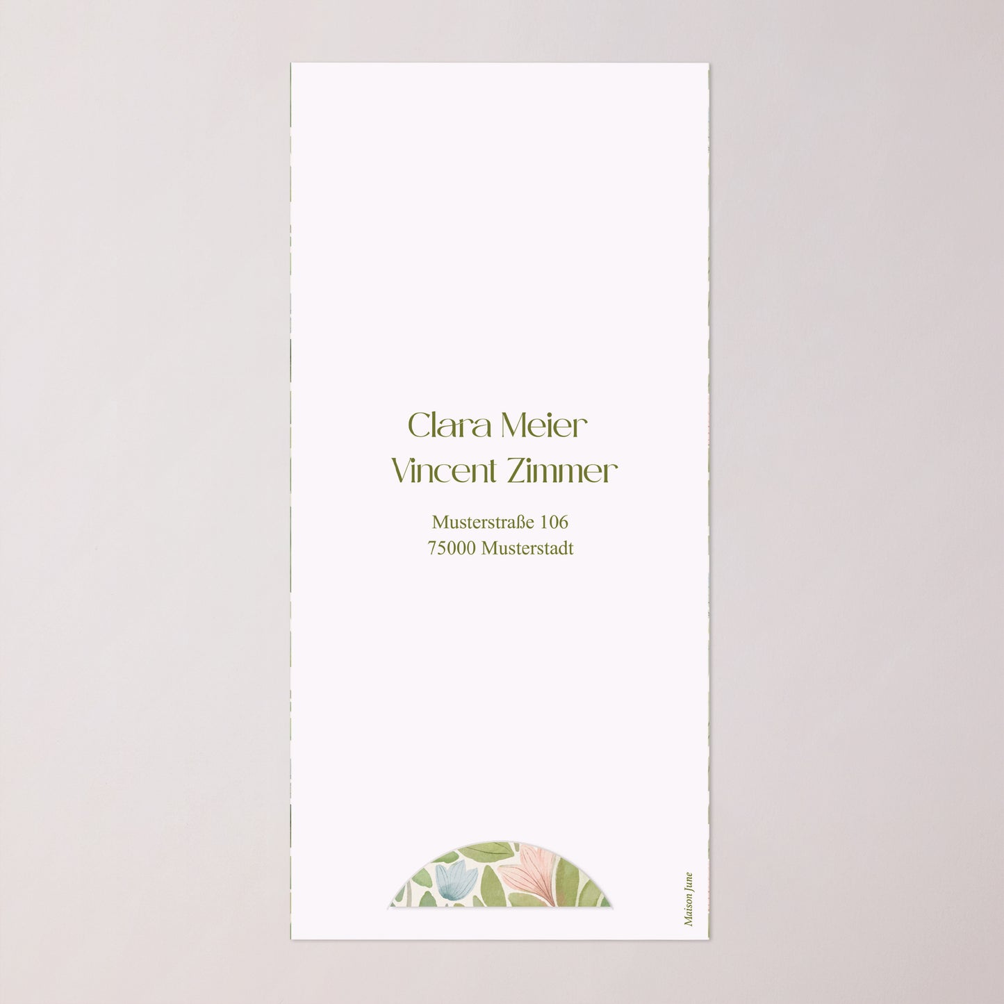 Hochzeitseinladung Tasche, 2 Karten, runden Etikett Der Garten der Versprechen foto N° 4