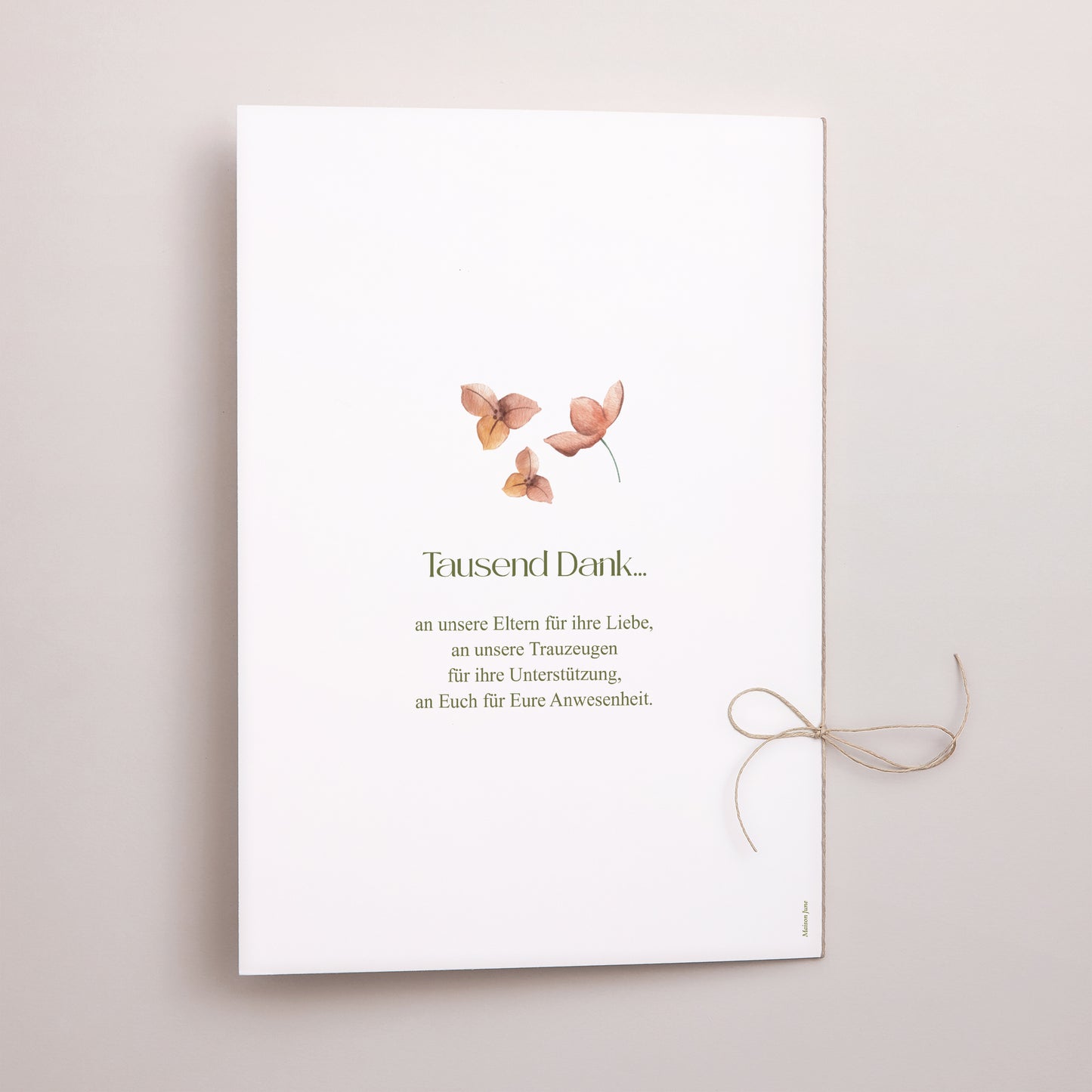 Kirchenheft Hochzeit Doppelflügel Liebesgarten foto N° 3