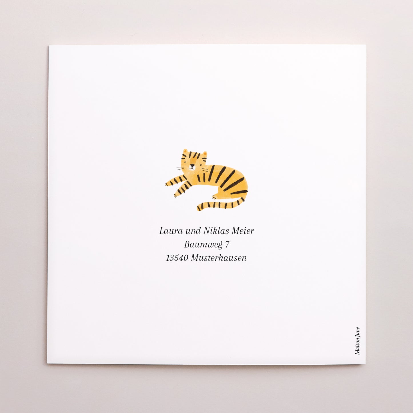 Geburtskarten Doppelflügelfenster Der Dschungel erwacht foto N° 3