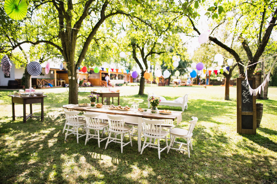 Fêtez votre anniversaire dans un jardin public