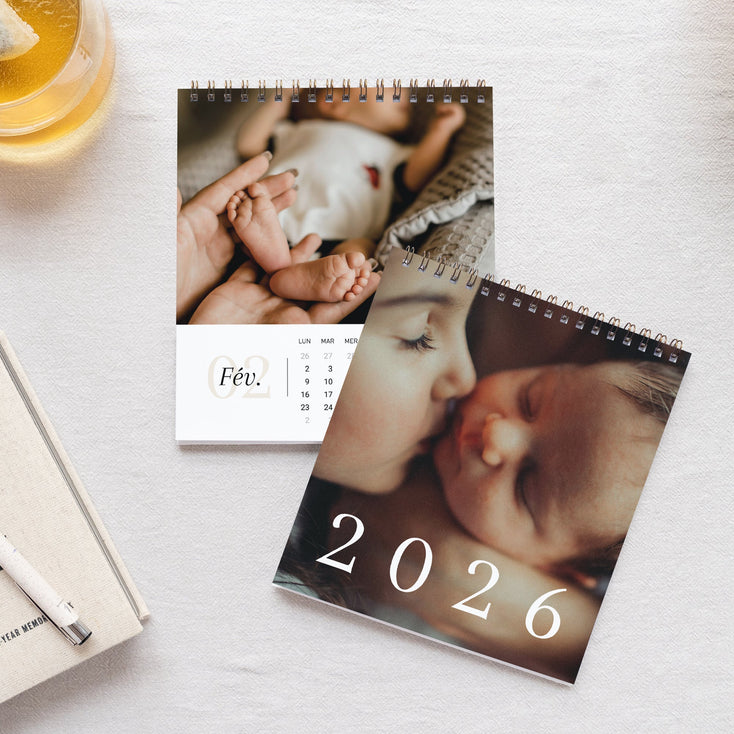 12 mois de souvenirs à créer avec un calendrier photo personnalisé